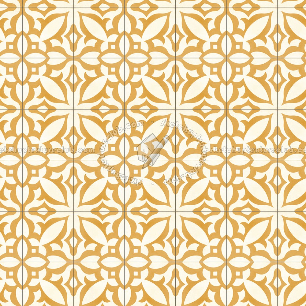 Textures   -   ARCHITECTURE   -   TILES INTERIOR   -   Cement - Encaustic   -   Encaustic  - Traditional encaustic cement ornate tile texture seamless 13612 (seamless)