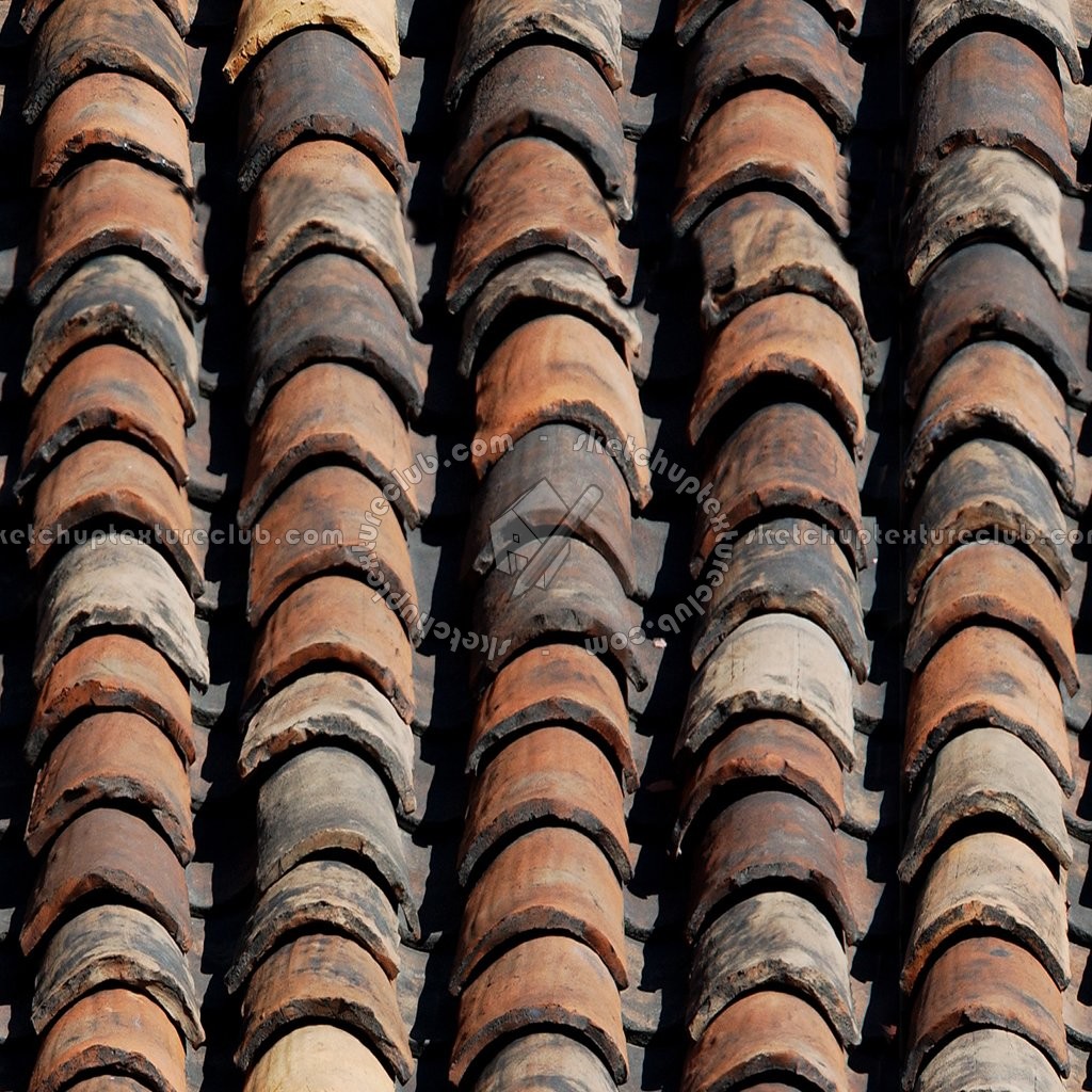 Textures   -   ARCHITECTURE   -   ROOFINGS   -   Clay roofs  - Clay roof texture seamless 19569 (seamless)
