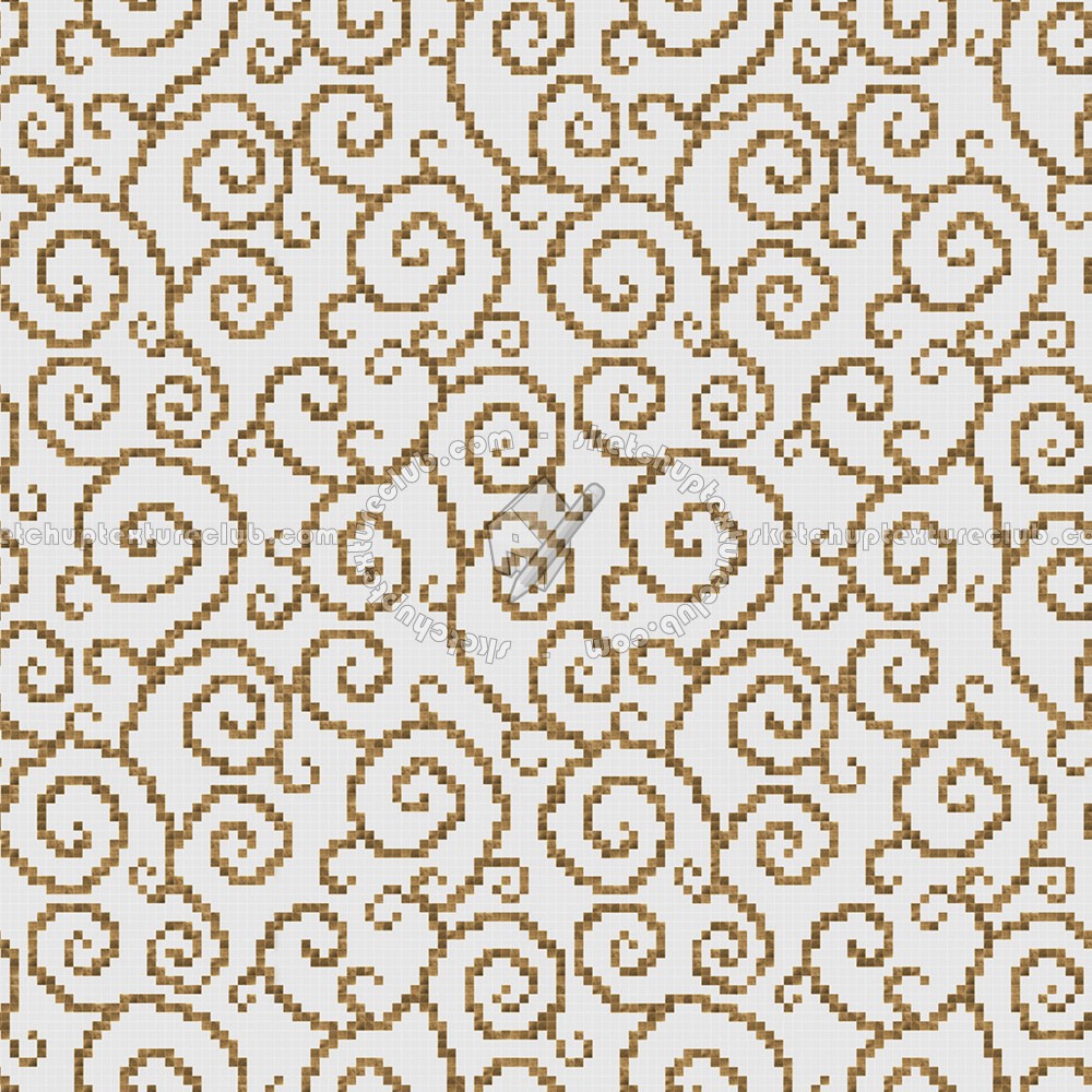 Textures   -   ARCHITECTURE   -   TILES INTERIOR   -   Mosaico   -   Classic format   -   Patterned  - Mosaico patterned tiles texture seamless 15221 (seamless)