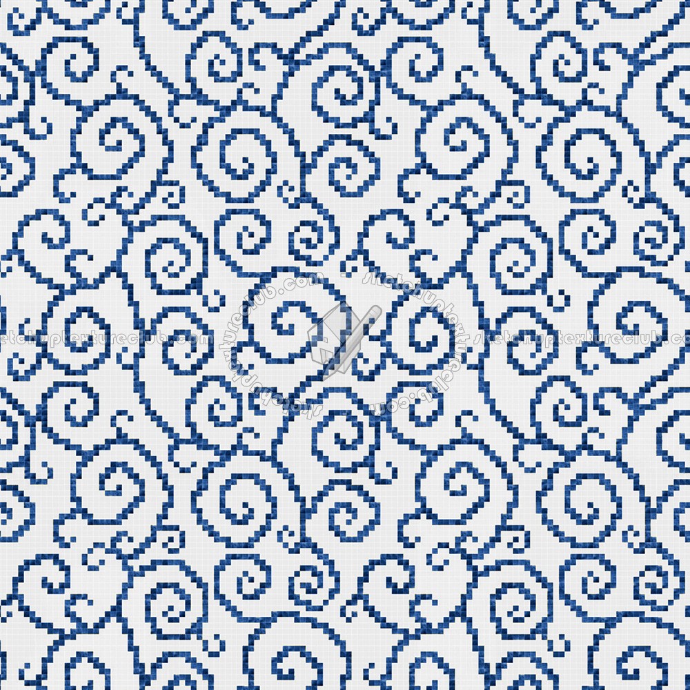 Textures   -   ARCHITECTURE   -   TILES INTERIOR   -   Mosaico   -   Classic format   -   Patterned  - Mosaico patterned tiles texture seamless 15223 (seamless)