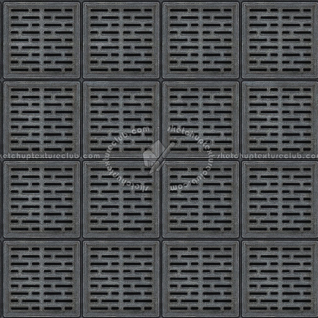 Textures   -   MATERIALS   -   METALS   -   Plates  - Industrial iron metal plate texture seamless 10783 (seamless)