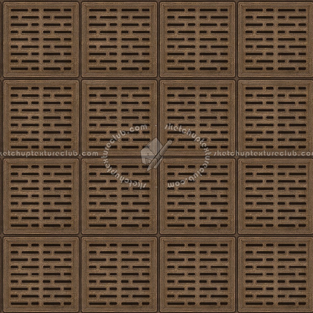 Textures   -   MATERIALS   -   METALS   -   Plates  - Industrial bronze metal plate texture seamless 10784 (seamless)
