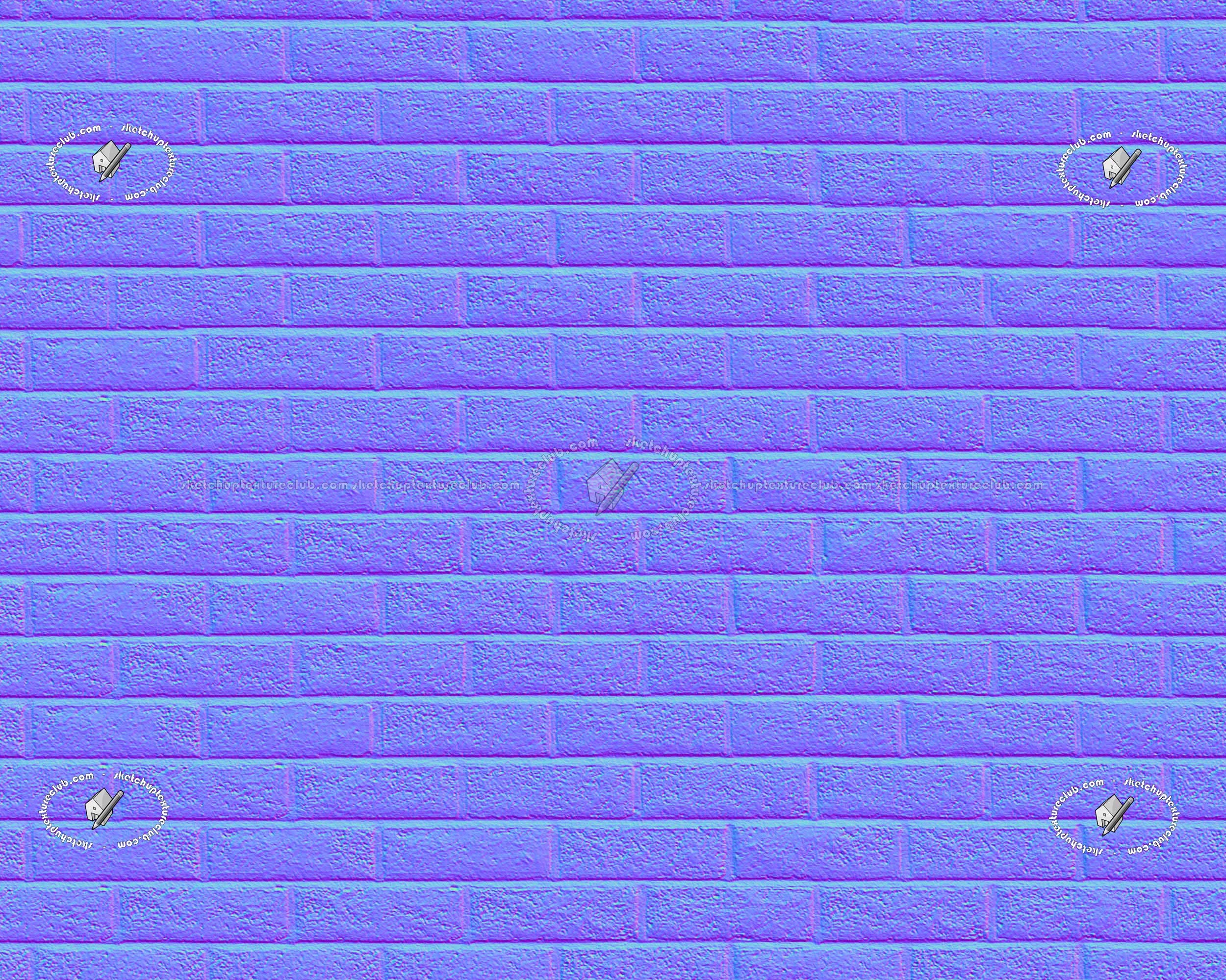 Textures   -   ARCHITECTURE   -   BRICKS   -   Facing Bricks   -   Rustic  - England rustic facing bricks texture seamless 20870 - Normal