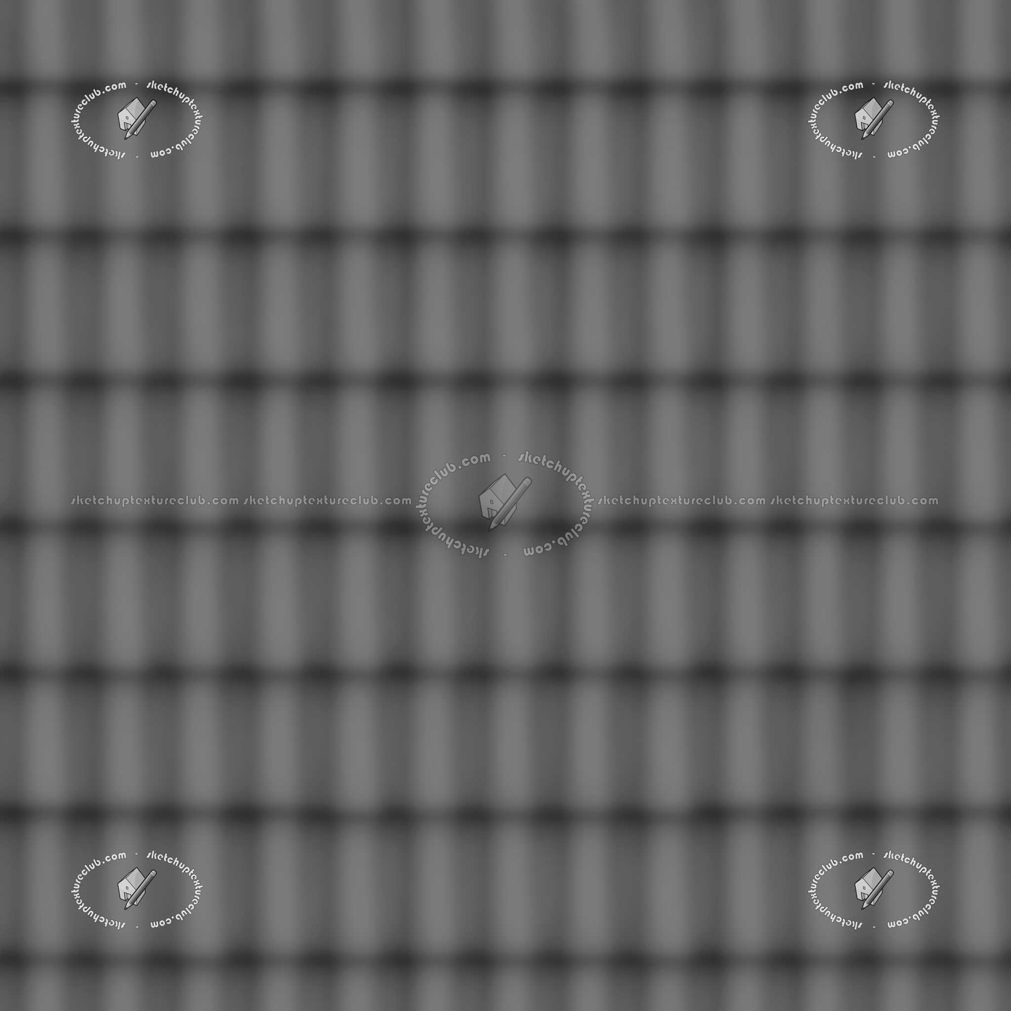 Textures   -   ARCHITECTURE   -   ROOFINGS   -   Clay roofs  - White clay roof texture seamless 20919 - Displacement