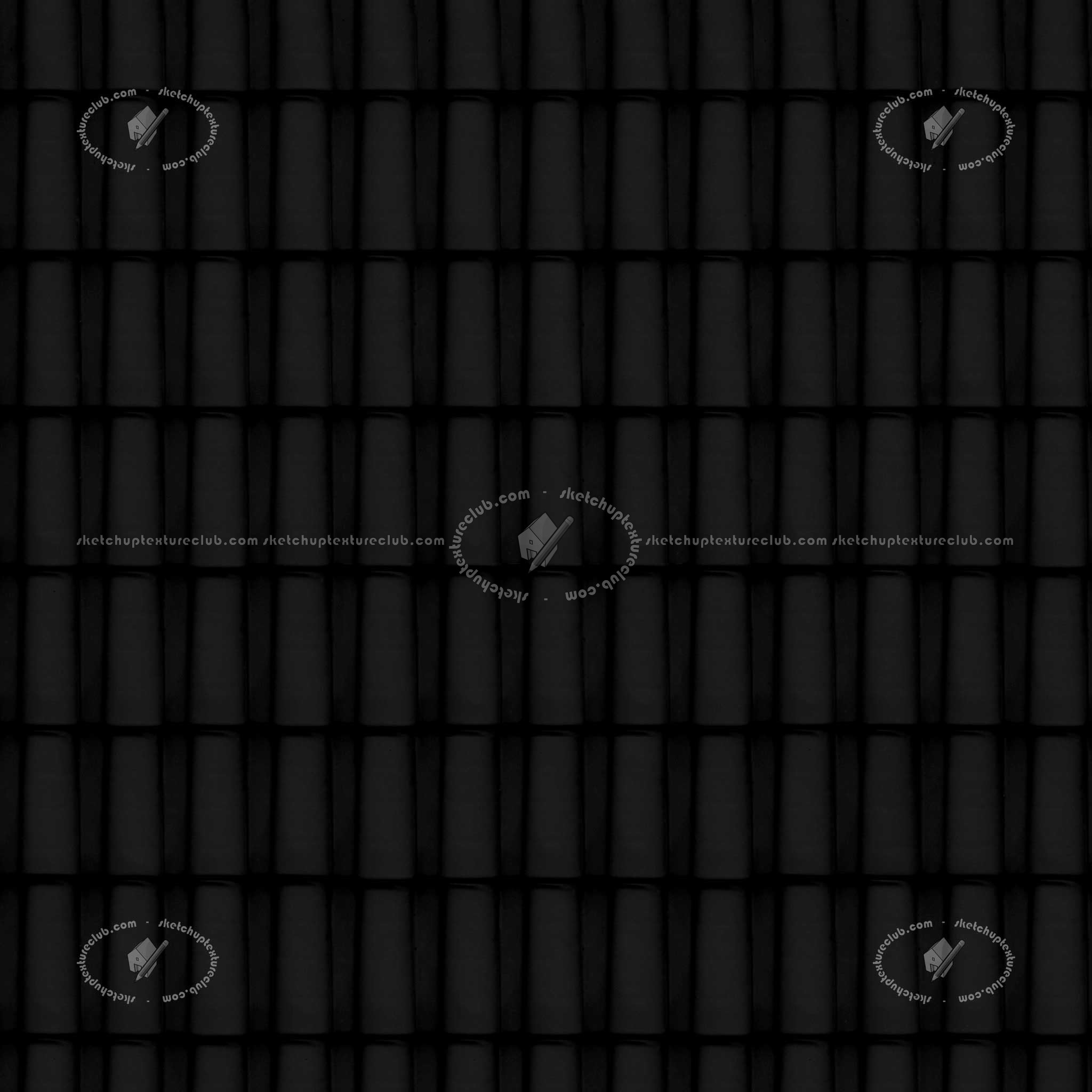 Textures   -   ARCHITECTURE   -   ROOFINGS   -   Clay roofs  - White clay roof texture seamless 20919 - Specular