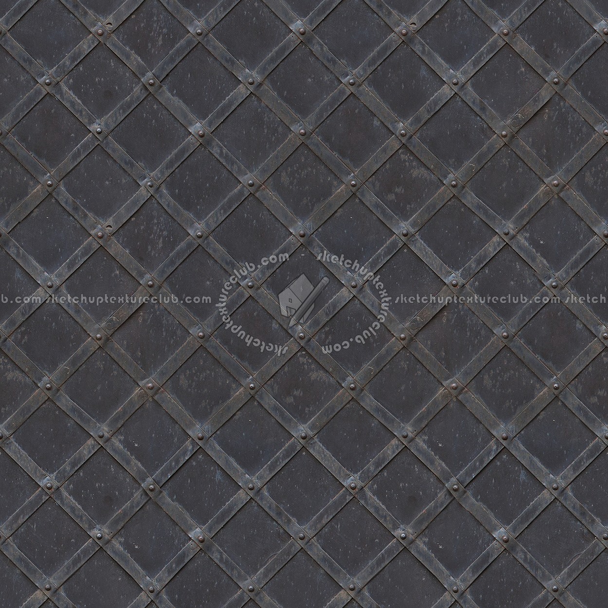Textures   -   MATERIALS   -   METALS   -   Plates  - Iron metal plate texture seamless 10791 (seamless)