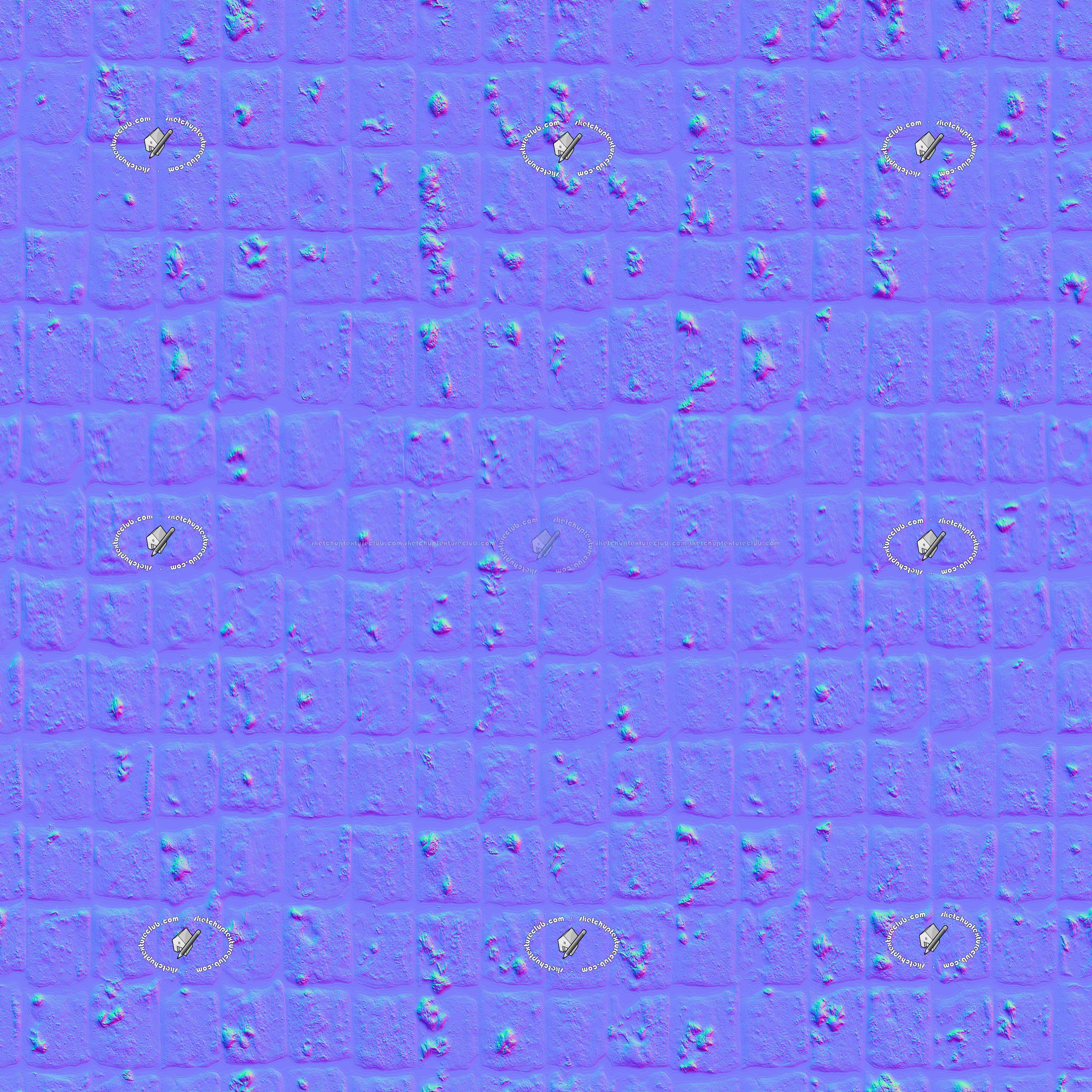 Textures   -   ARCHITECTURE   -   ROOFINGS   -   Clay roofs  - Clay roof with leaves texture seamless 21258 - Normal