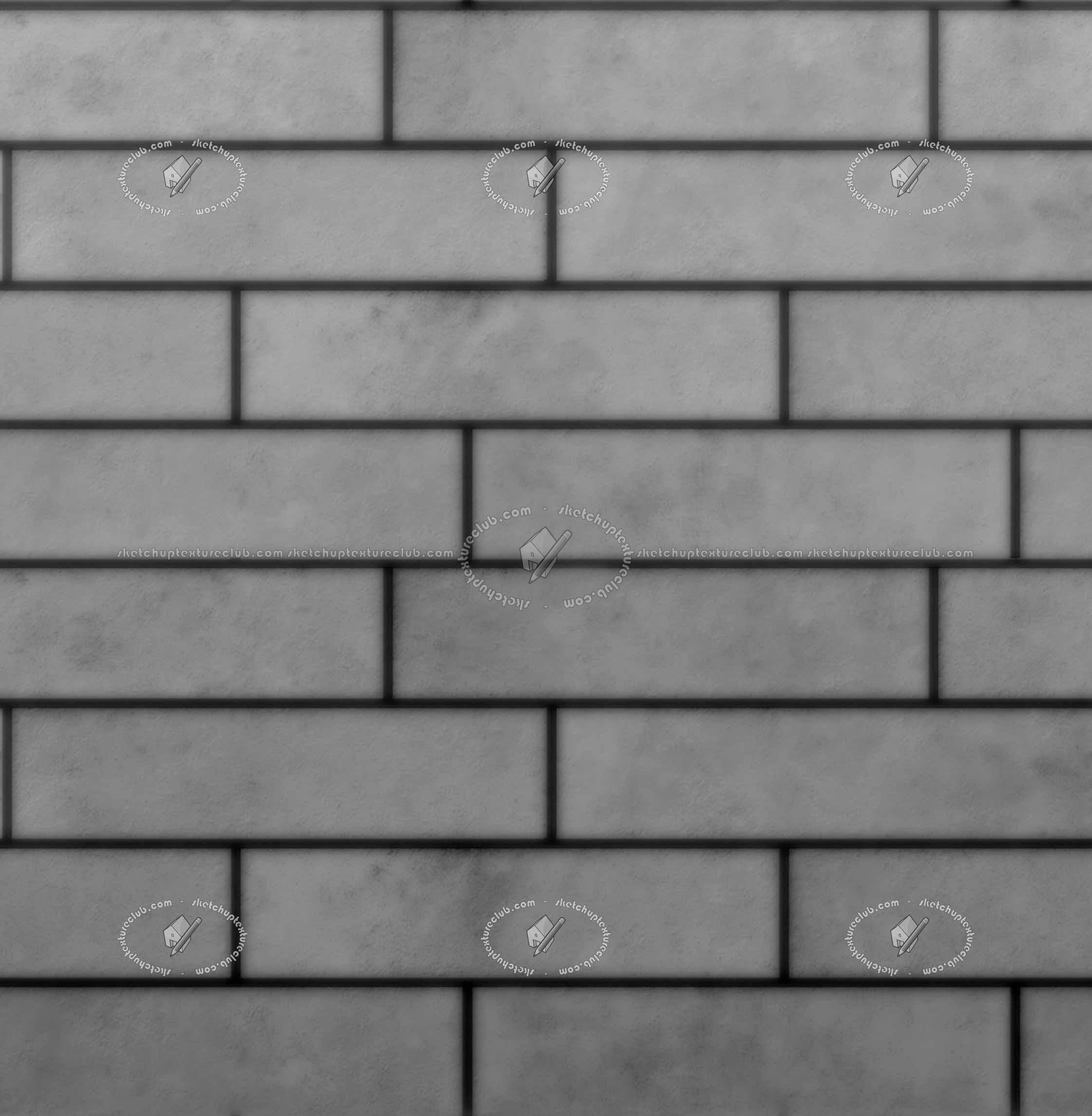 Textures   -   ARCHITECTURE   -   BRICKS   -   Facing Bricks   -   Rustic  - Dark rustic facing bricks texture seamless 21266 - Displacement