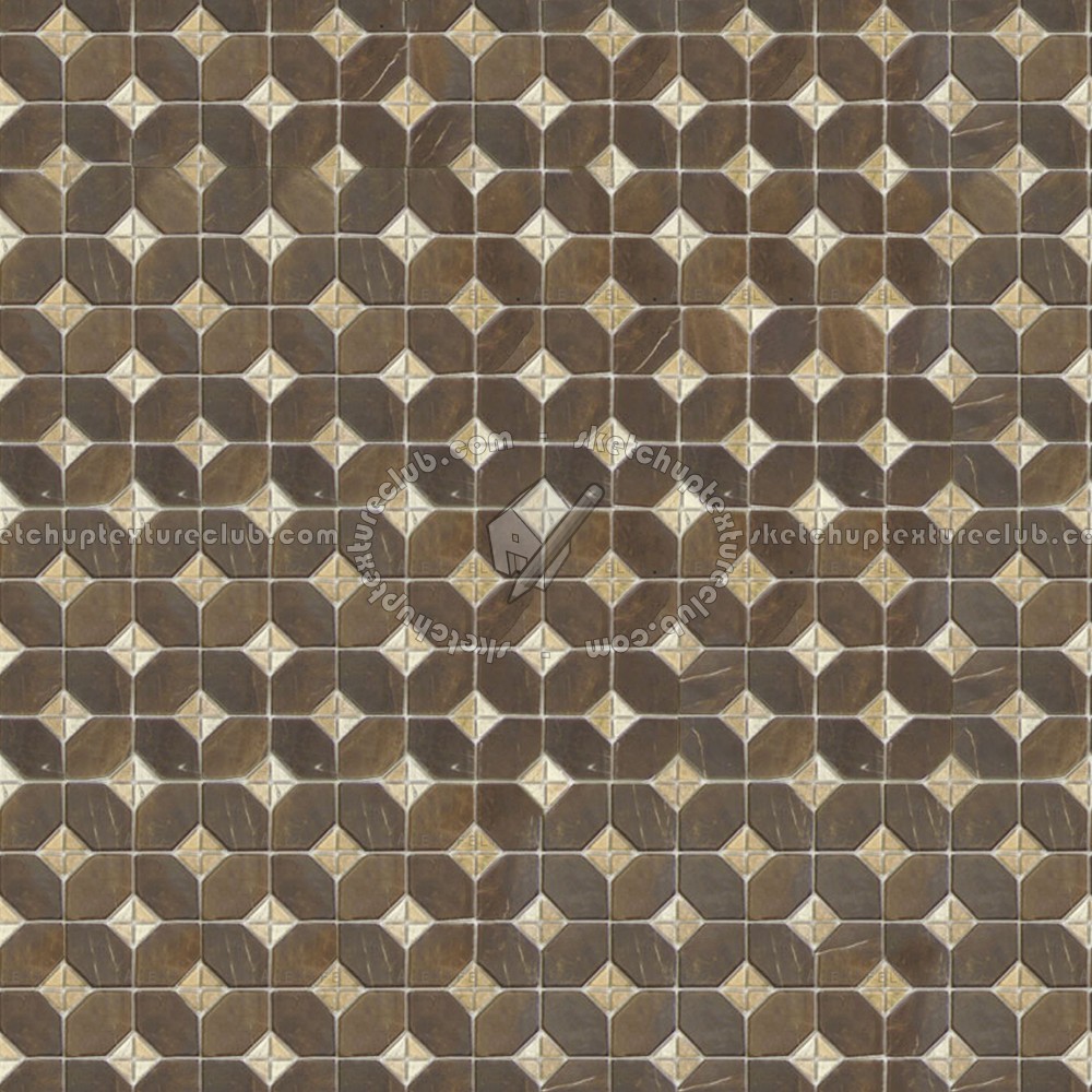 Textures   -   ARCHITECTURE   -   TILES INTERIOR   -   Mosaico   -   Classic format   -   Patterned  - Mosaico patterned tiles texture seamless 16143 (seamless)
