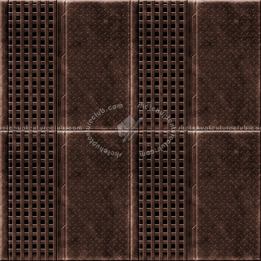 Textures   -   MATERIALS   -   METALS   -   Plates  - Industrial bronze metal plate texture seamless 10797 (seamless)