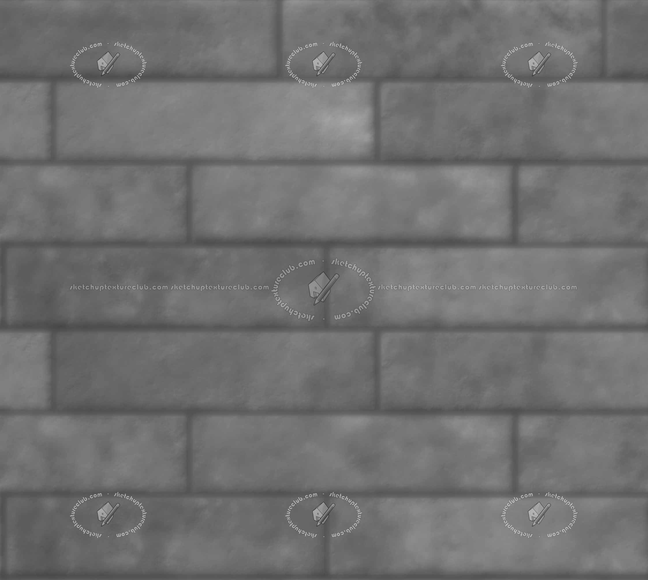 Textures   -   ARCHITECTURE   -   BRICKS   -   Facing Bricks   -   Rustic  - Rustic facing bricks texture seamless 21267 - Displacement