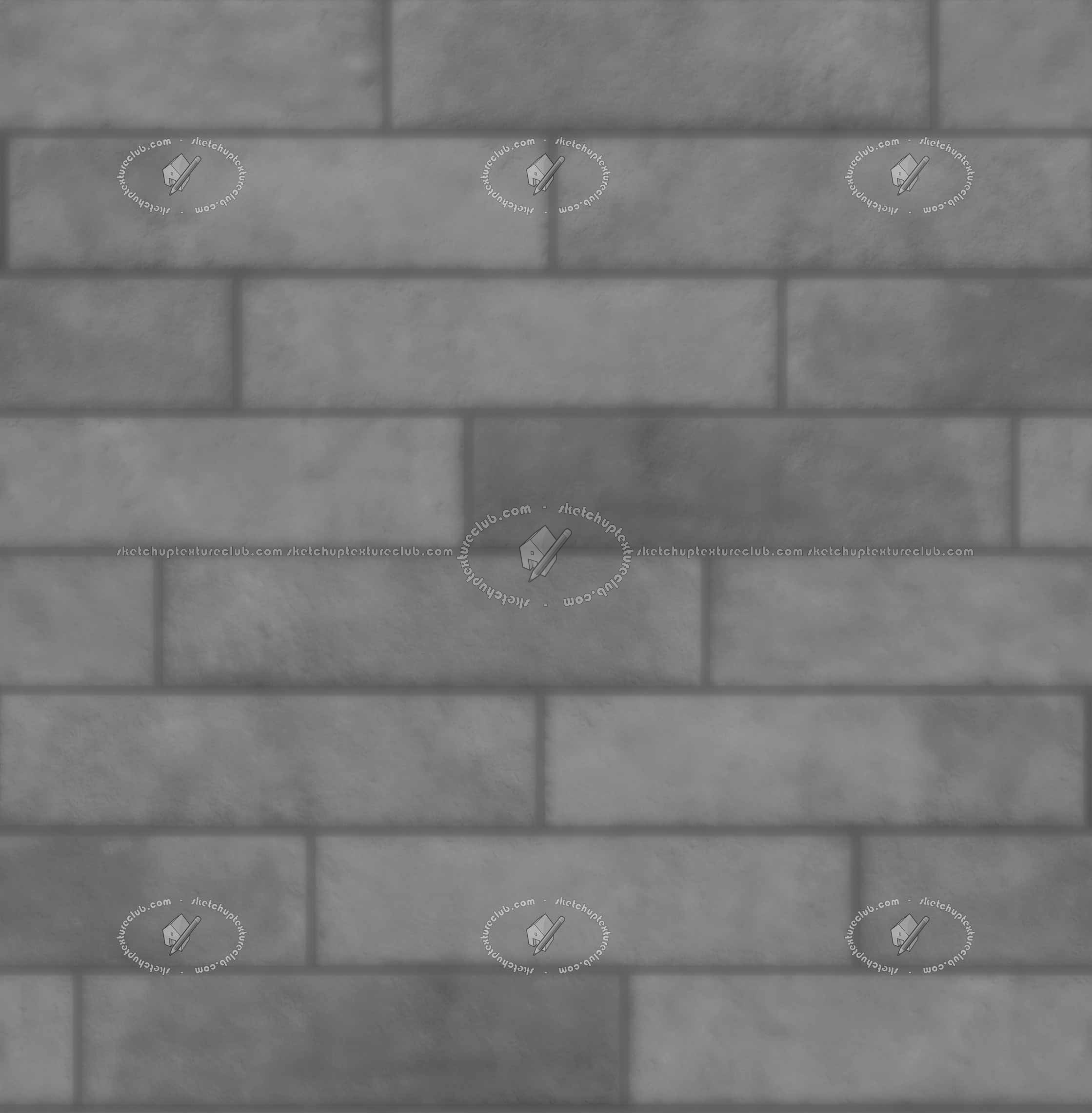 Textures   -   ARCHITECTURE   -   BRICKS   -   Facing Bricks   -   Rustic  - Rustic facing bricks texture seamless 21268 - Displacement