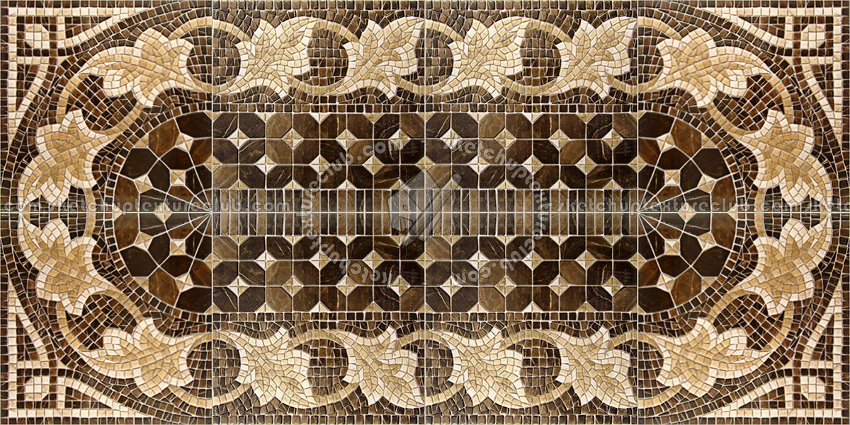 Textures   -   ARCHITECTURE   -   TILES INTERIOR   -   Mosaico   -   Classic format   -   Patterned  - Mosaico patterned tiles texture seamless 16486 (seamless)