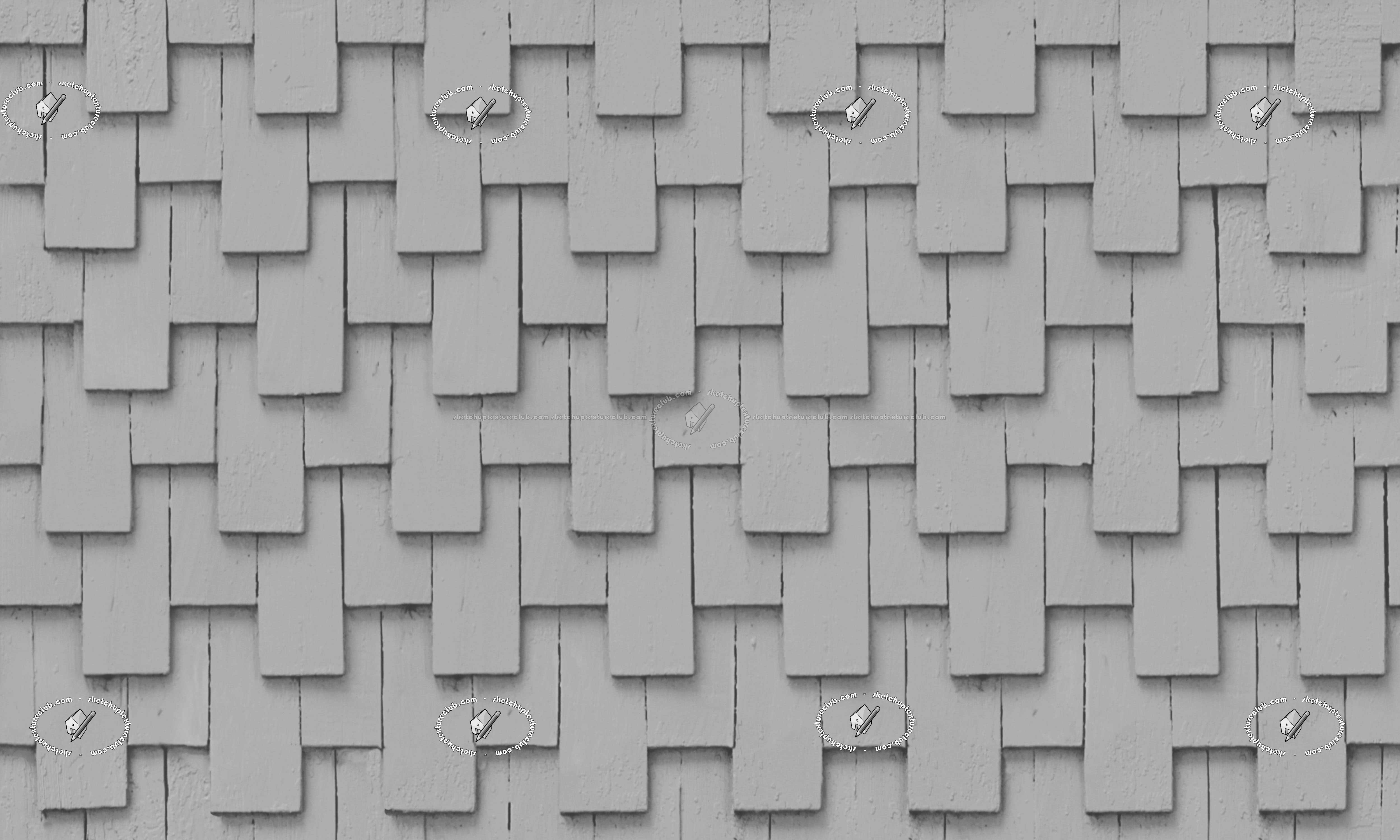 Textures   -   ARCHITECTURE   -   WOOD PLANKS   -   Siding wood  - Siding wood wall paneling texture seamless 20706 - Bump