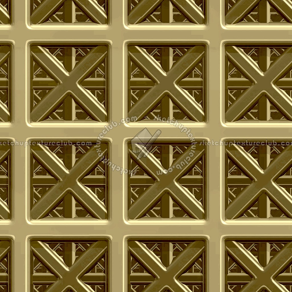 Textures   -   MATERIALS   -   METALS   -   Facades claddings  - Brass metal facade cladding texture seamless 10377 (seamless)