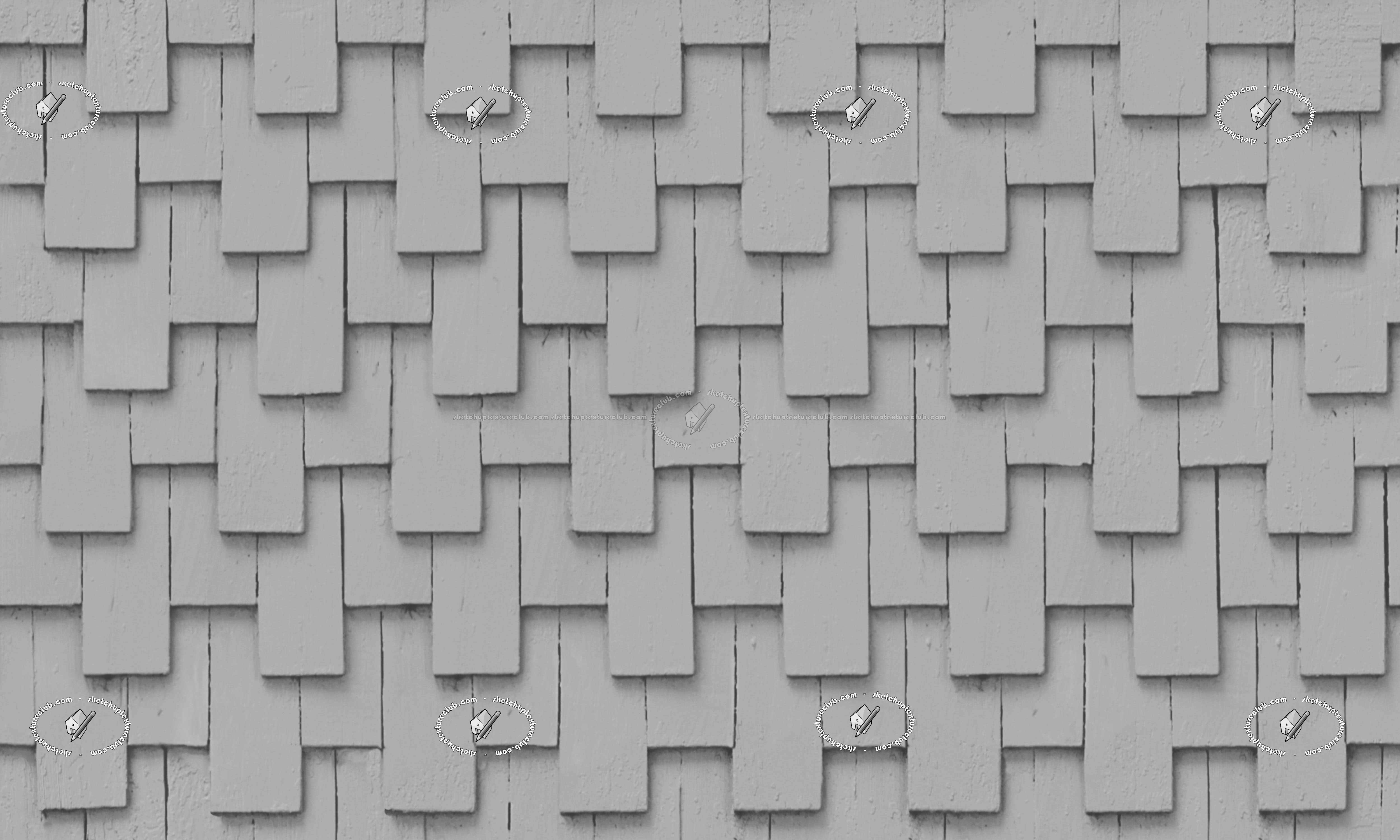 Textures   -   ARCHITECTURE   -   WOOD PLANKS   -   Siding wood  - Siding wood wall paneling texture seamless 20718 - Bump