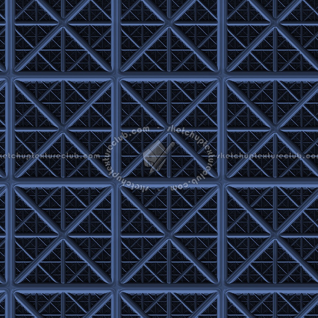 Textures   -   MATERIALS   -   METALS   -   Facades claddings  - Blue metal facade cladding texture seamless 10386 (seamless)