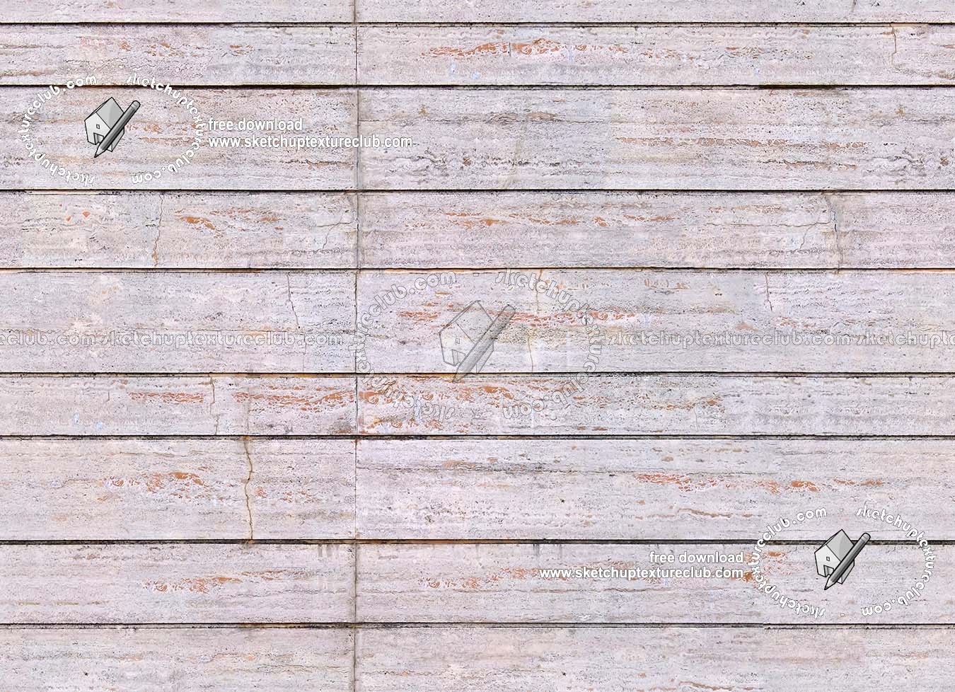 Textures   -   ARCHITECTURE   -   STONES WALLS   -   Claddings stone   -   Exterior  - Damaged travertine wall cladding texture seamless 19345 (seamless)