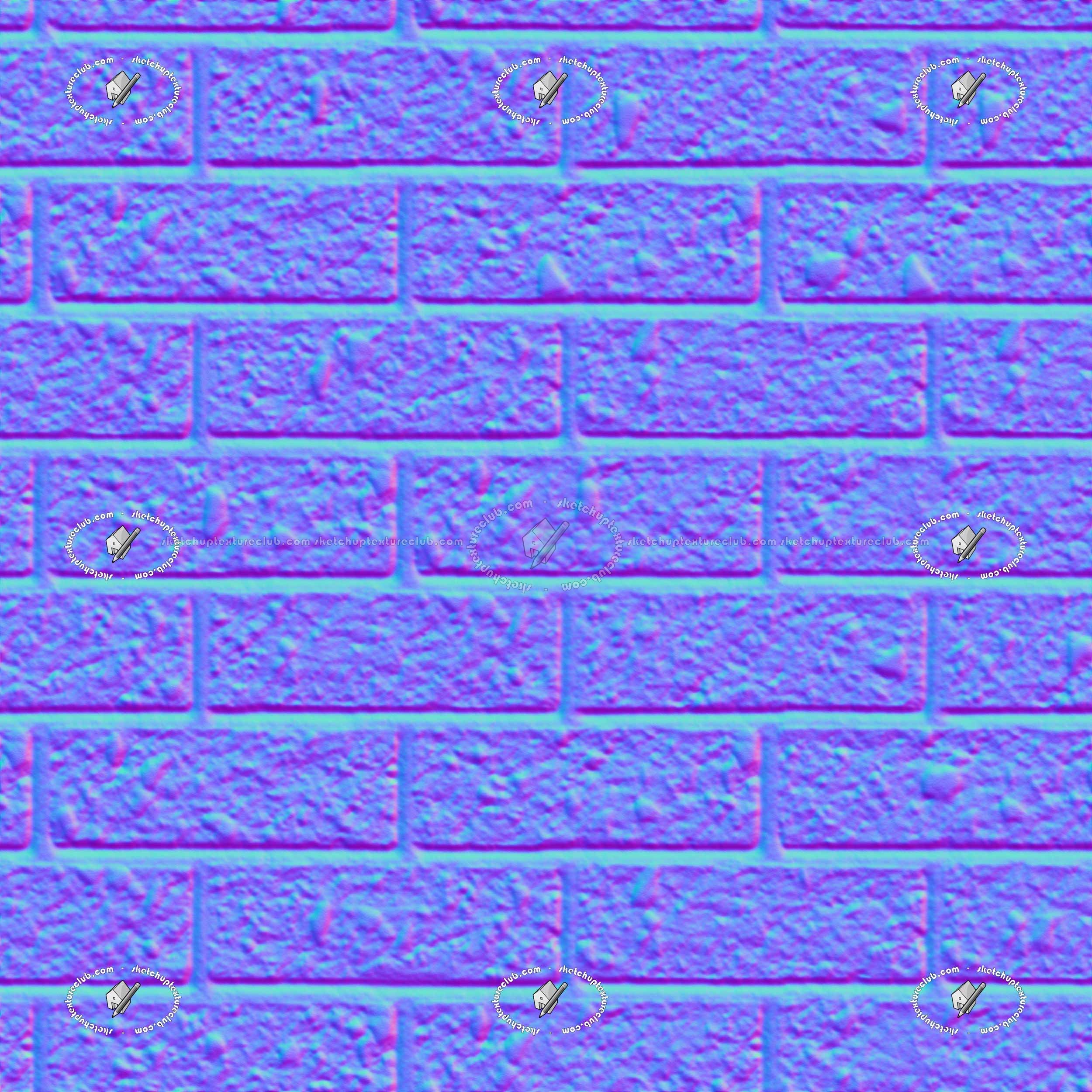 Textures   -   ARCHITECTURE   -   STONES WALLS   -   Claddings stone   -   Exterior  - Stones wall cladding texture seamless 21297 - Normal