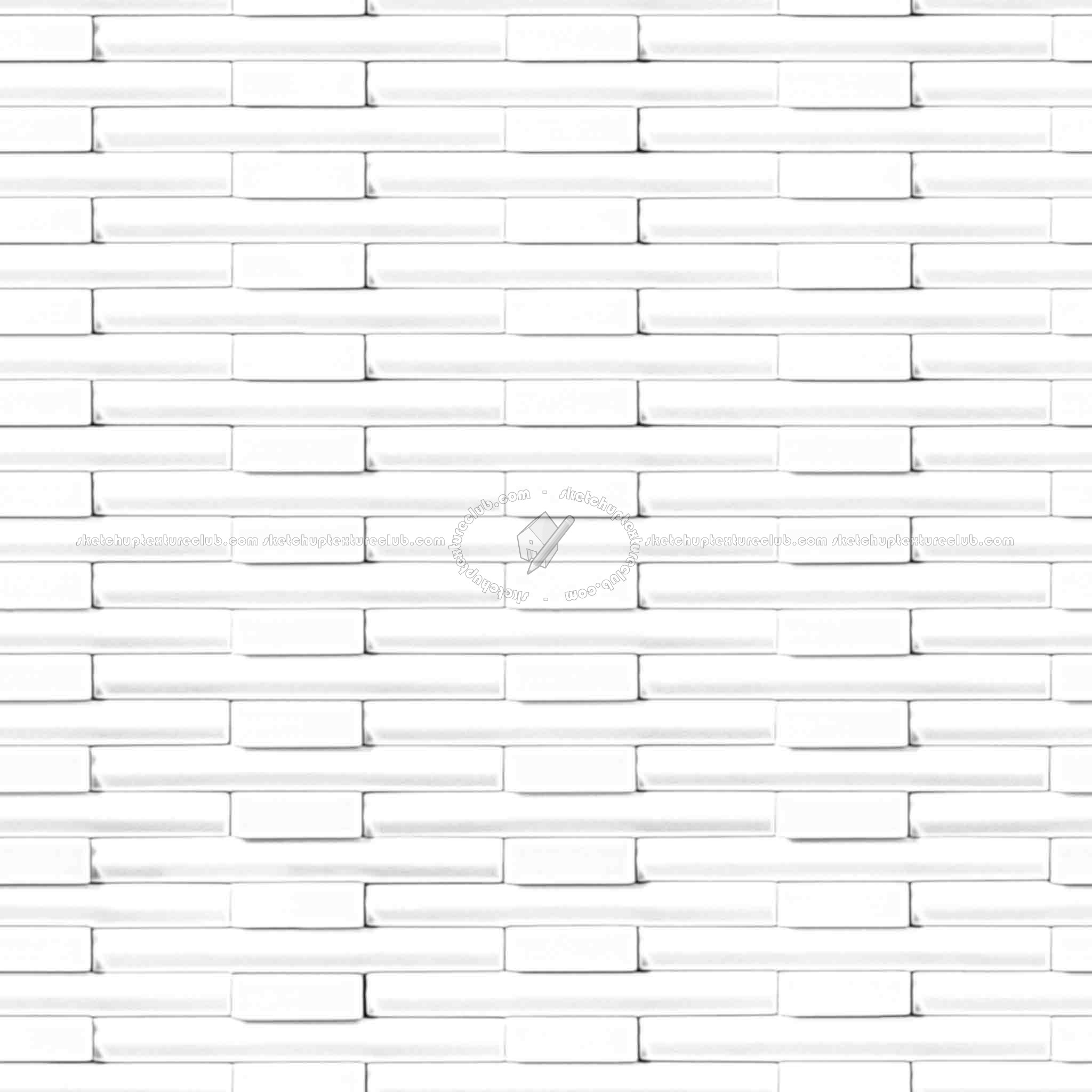 Textures   -   ARCHITECTURE   -   WALLS TILE OUTSIDE  - Outside ceramics wall cladding texture seamless 21286 - Ambient occlusion