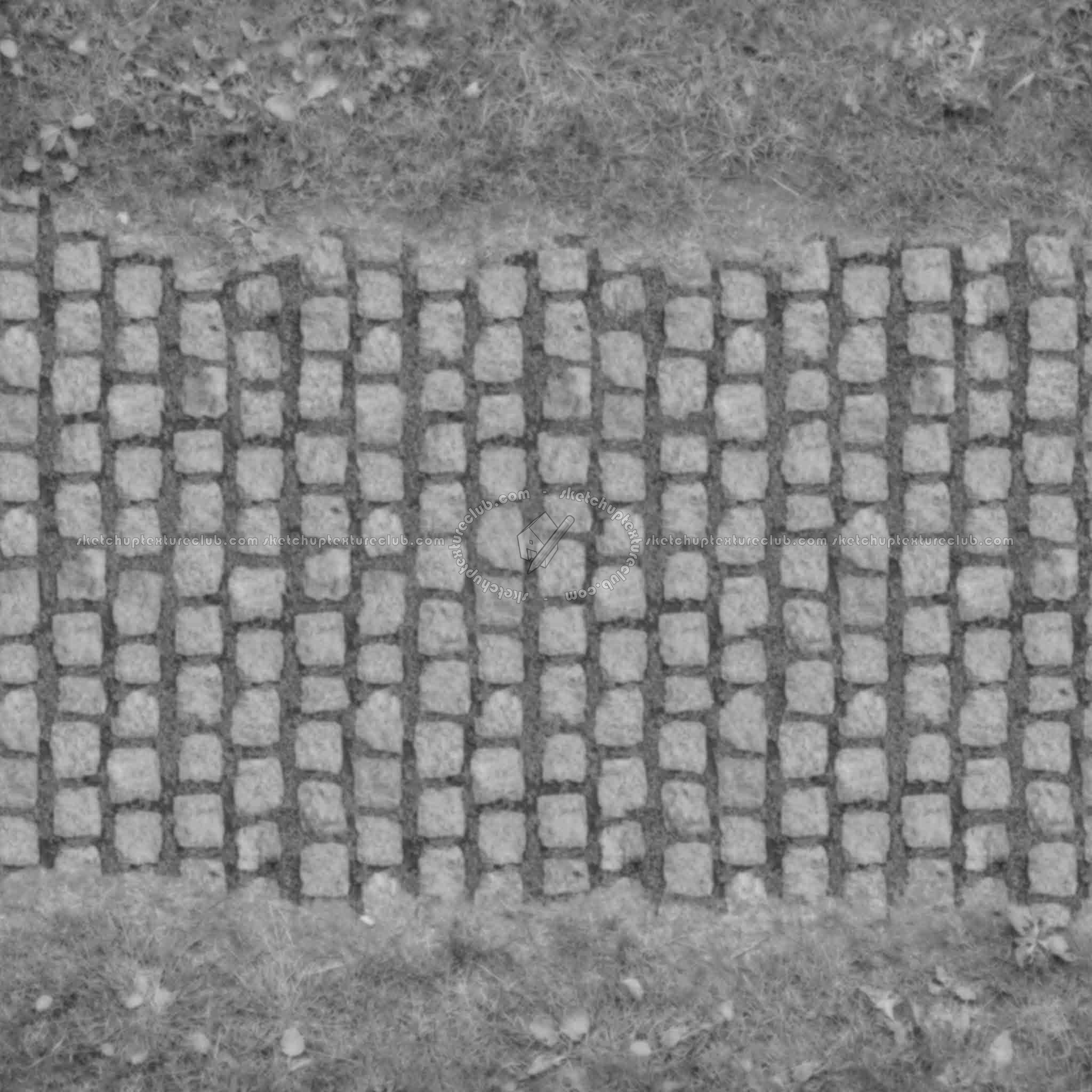 Textures   -   ARCHITECTURE   -   PAVING OUTDOOR   -   Parks Paving  - Park cobblestone paving texture seamless 18661 - Displacement