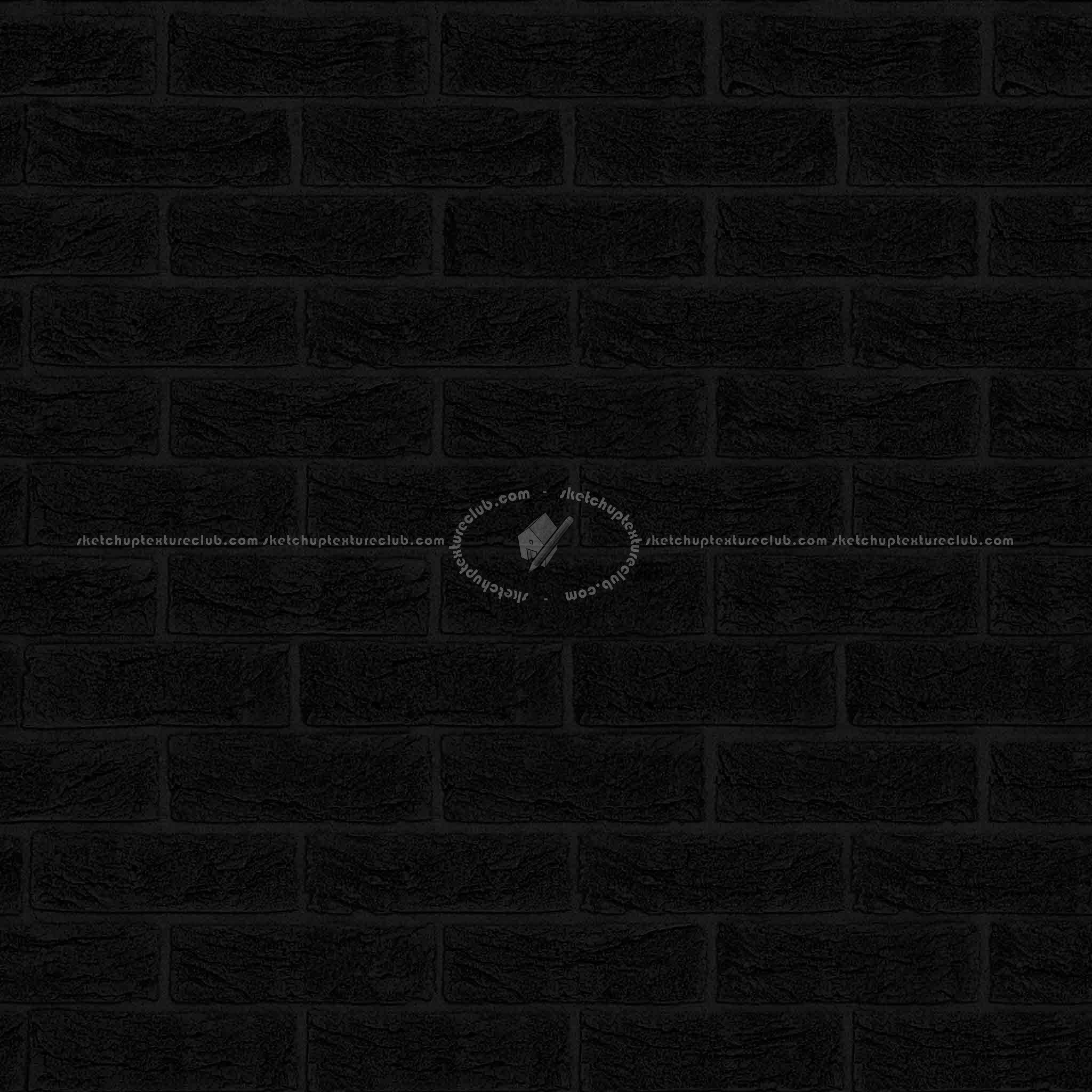 Textures   -   ARCHITECTURE   -   BRICKS   -   Facing Bricks   -   Rustic  - Rustic bricks texture seamless 00174 - Specular