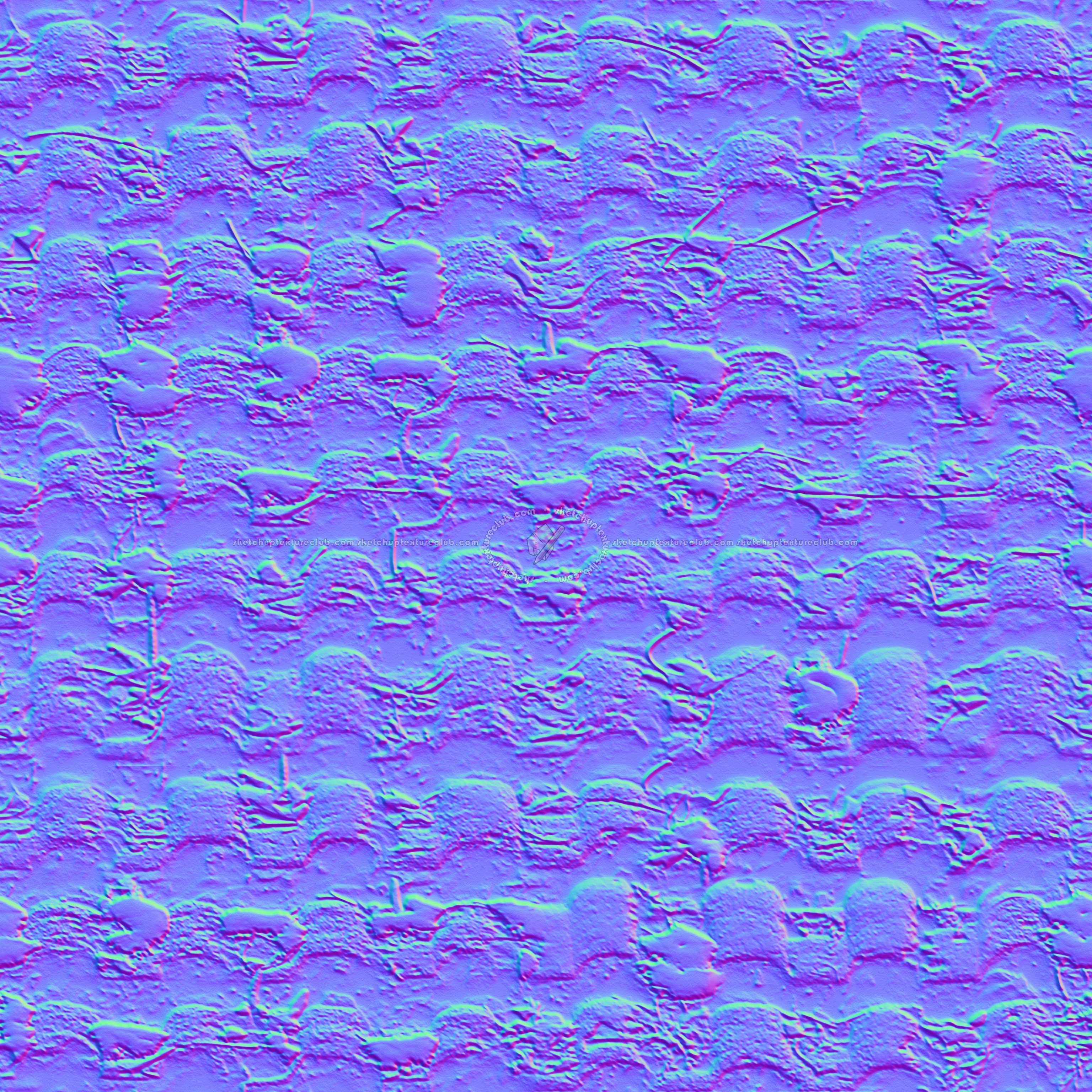 Textures   -   ARCHITECTURE   -   ROOFINGS   -   Snowy roofs  - Snowy roof texture seamless 04029 - Normal