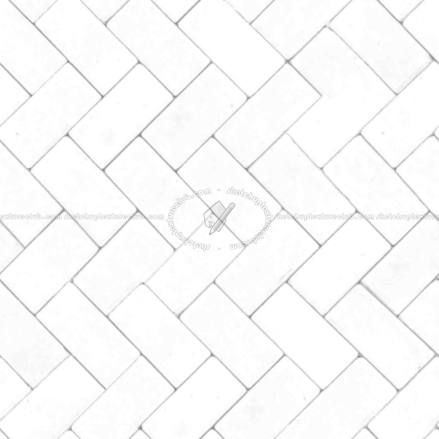 Textures   -   ARCHITECTURE   -   PAVING OUTDOOR   -   Pavers stone   -   Herringbone  - Stone paving outdoor herringbone texture seamless 06508 - Ambient occlusion