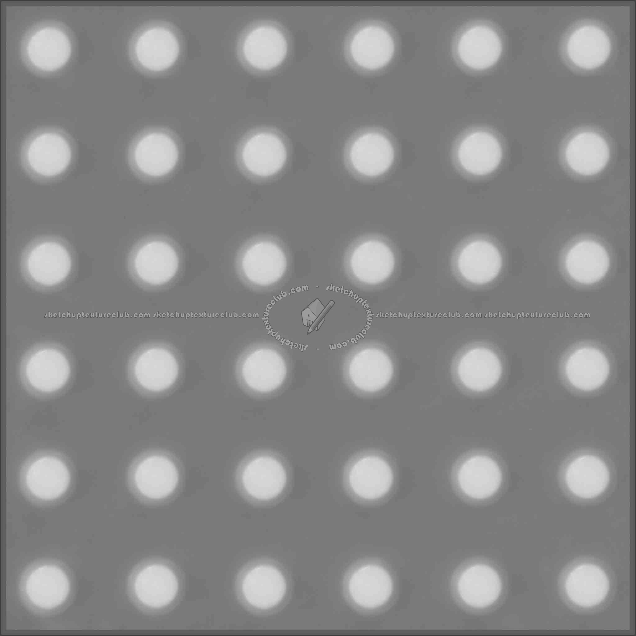 Textures   -   ARCHITECTURE   -   PAVING OUTDOOR   -   Tactile  - Tactile pavement PBR texture seamless 21938 - Displacement