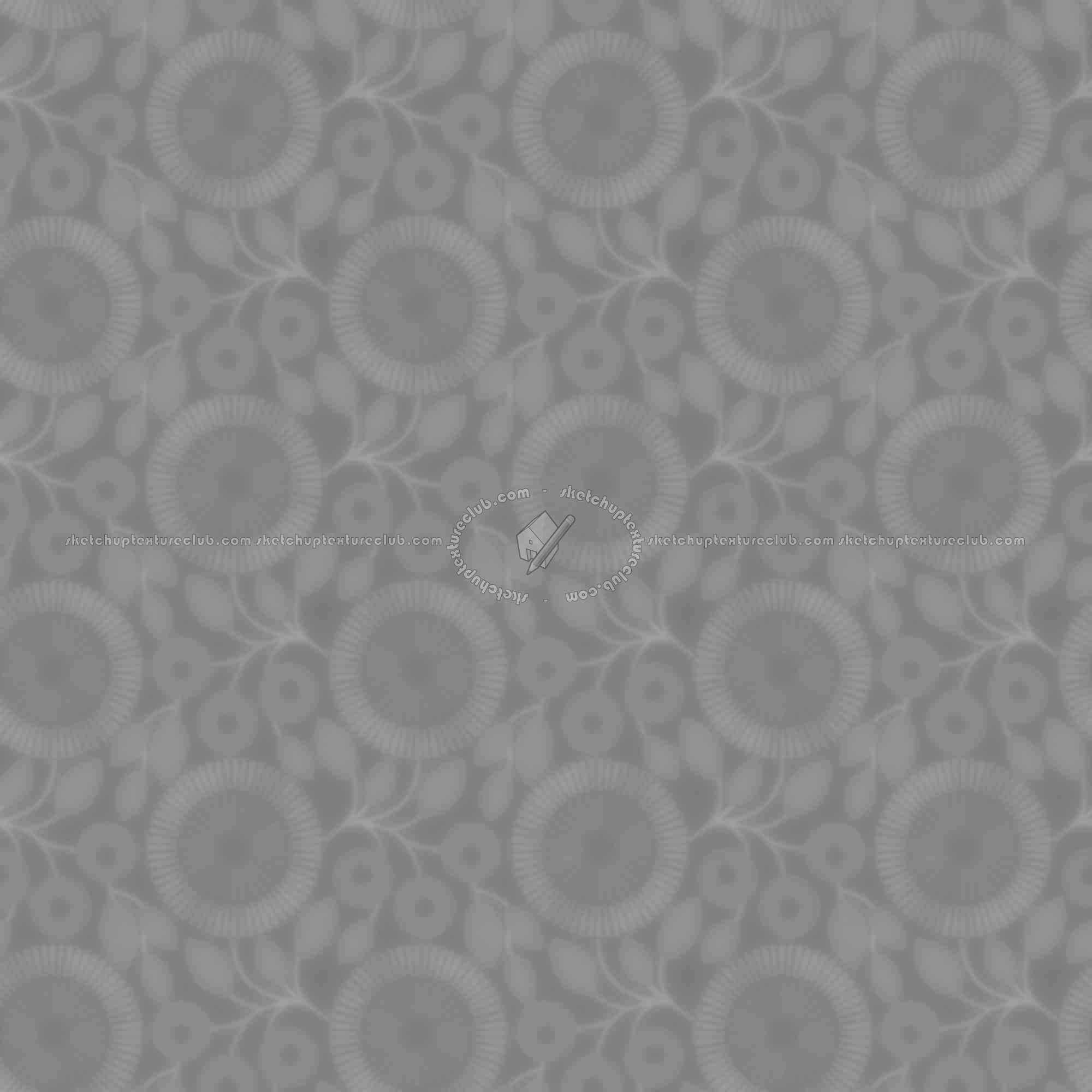 Textures   -   FREE PBR TEXTURES  - Wallpaper PBR texture seamless 21434 - Displacement