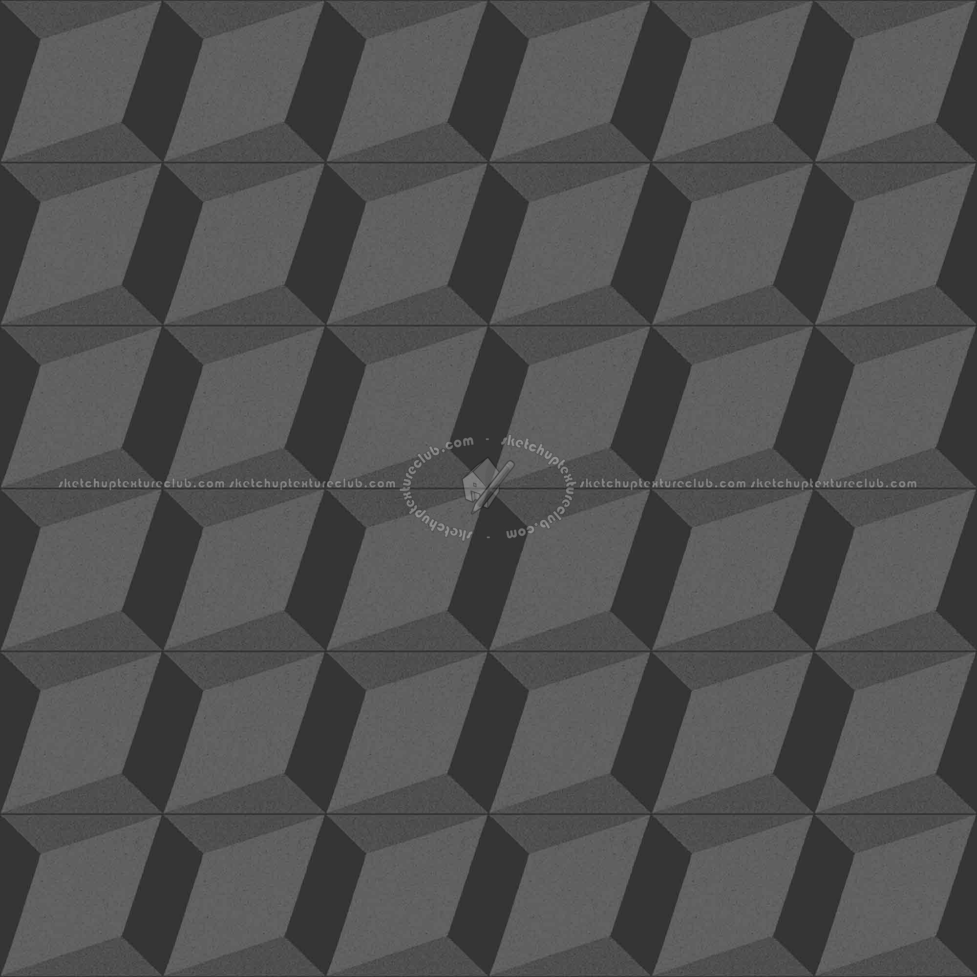 Textures   -   ARCHITECTURE   -   TILES INTERIOR   -   Cement - Encaustic   -   Cement  - Cement concrete tile texture seamless 13325 - Specular