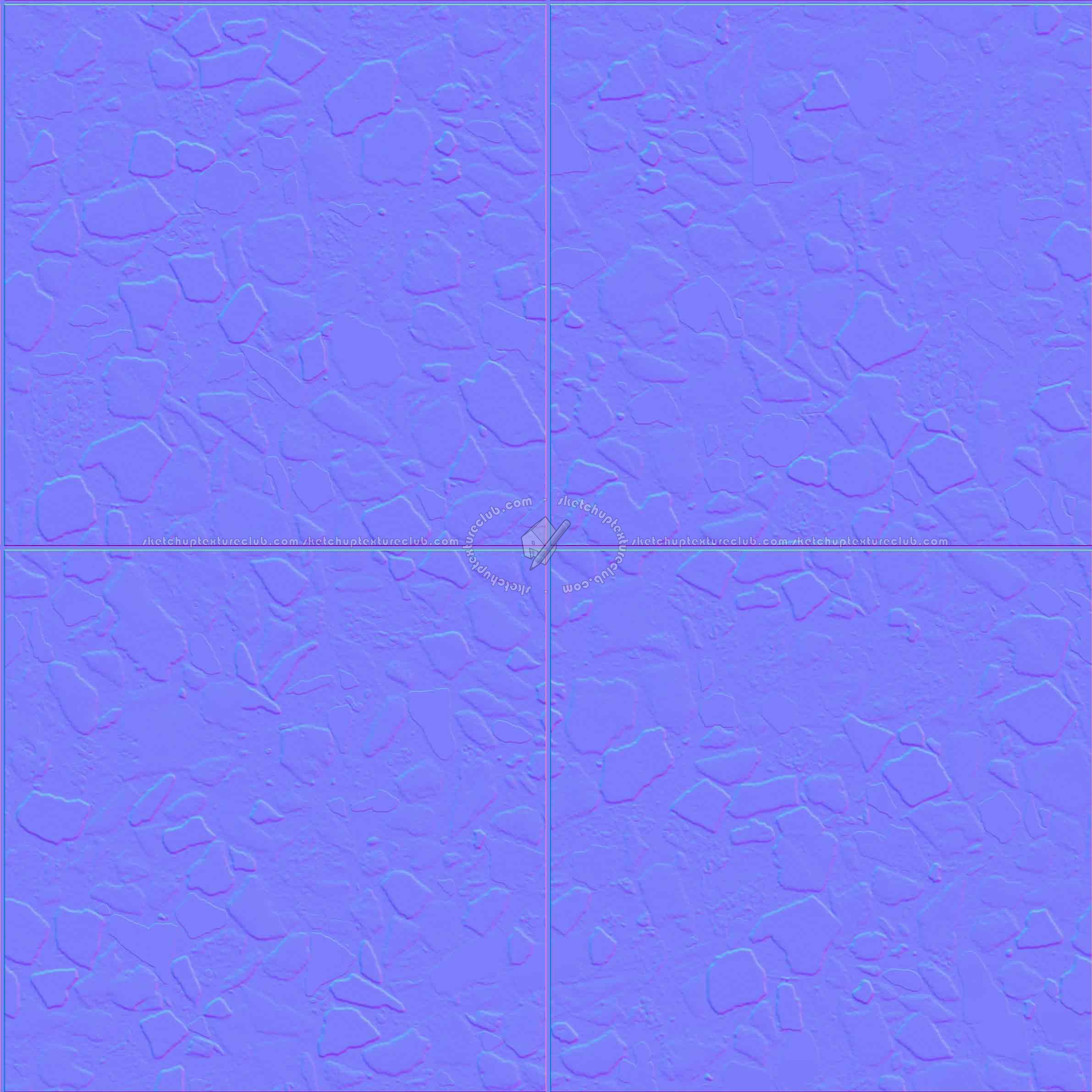 Textures   -   ARCHITECTURE   -   TILES INTERIOR   -   Terrazzo  - terrazzo floor tile PBR texture seamless 21493 - Normal