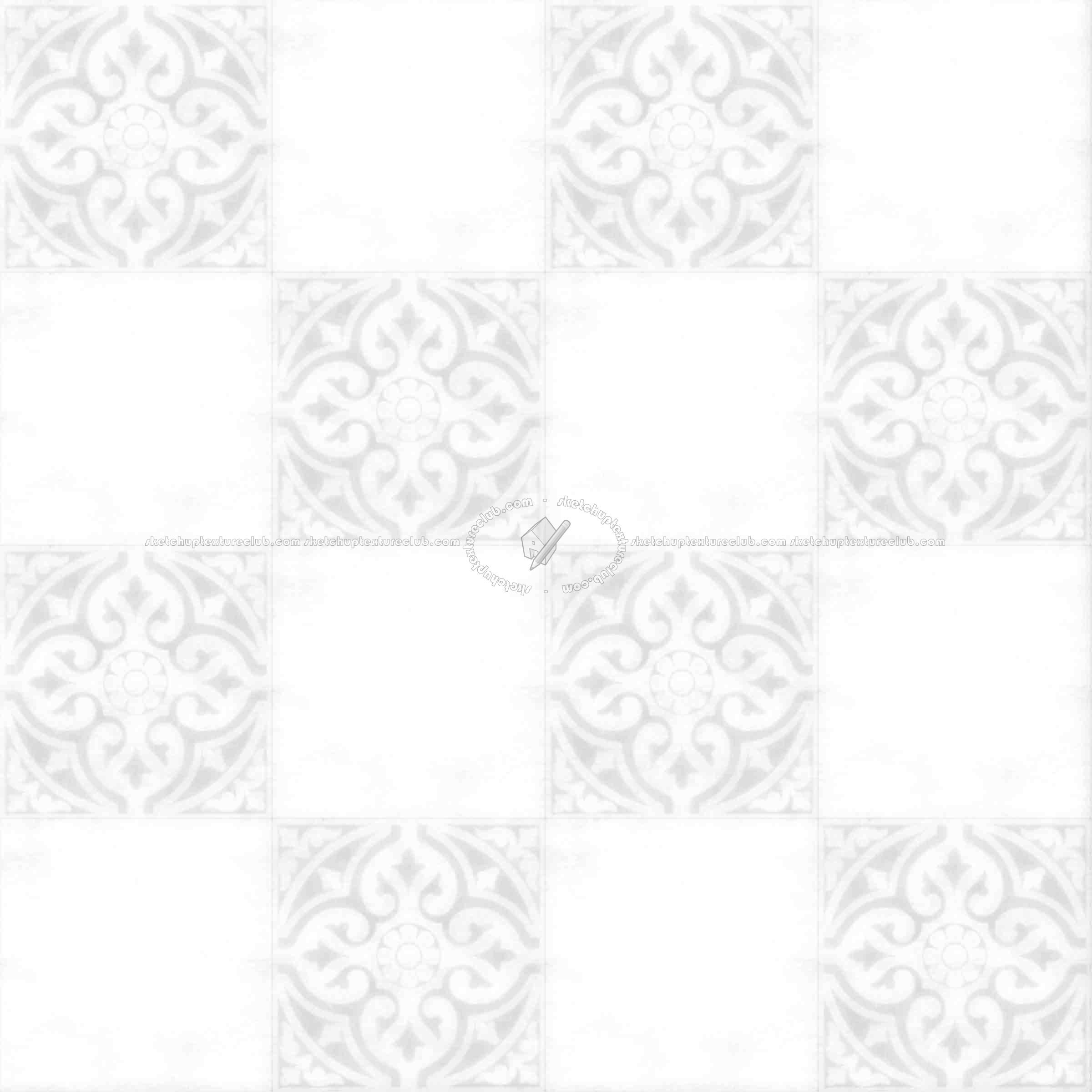 Textures   -   ARCHITECTURE   -   TILES INTERIOR   -   Marble tiles   -   Travertine  - Travertine floor tile texture seamless 14669 - Ambient occlusion