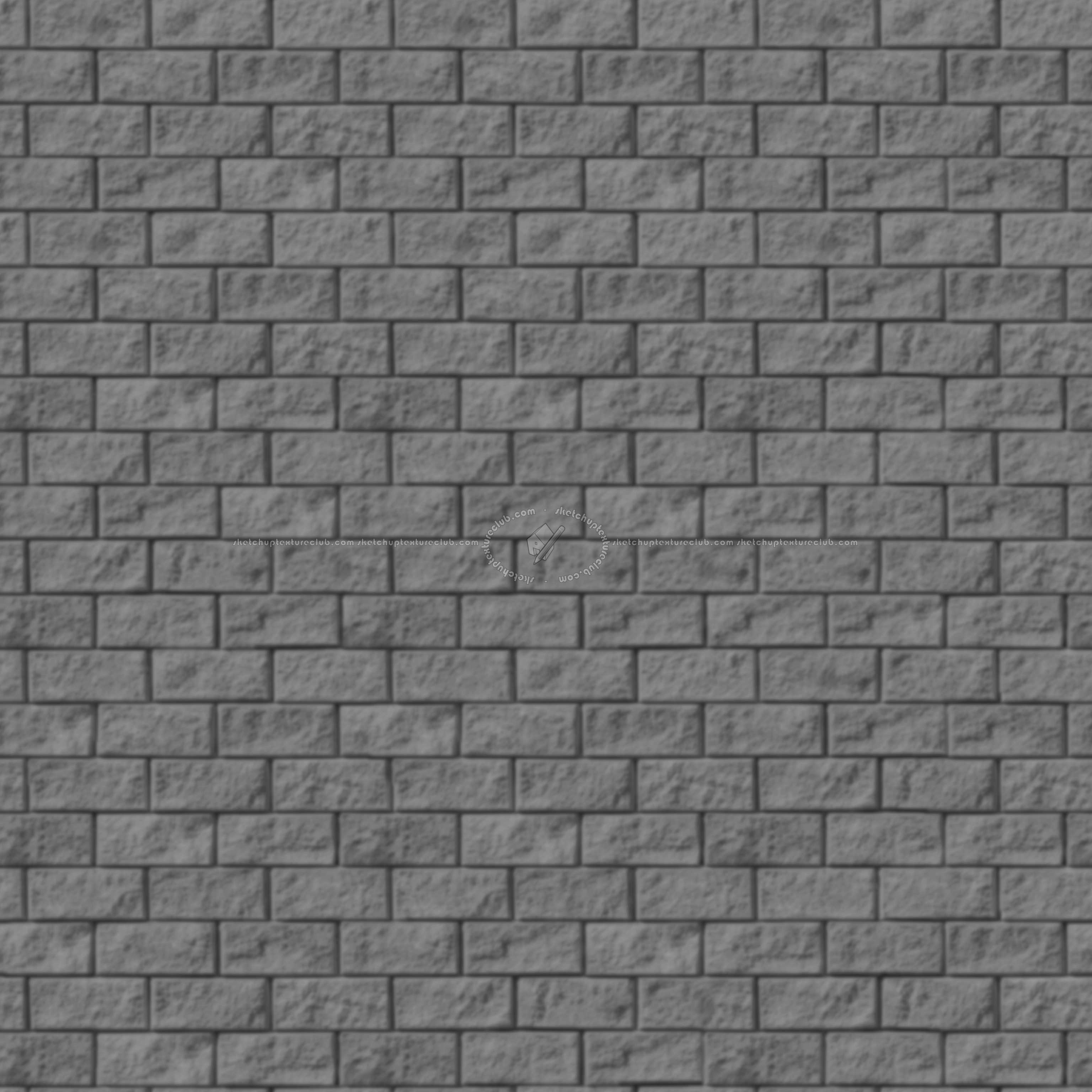 Textures   -   ARCHITECTURE   -   STONES WALLS   -   Claddings stone   -   Exterior  - Wall cladding stone texture seamless 07746 - Displacement