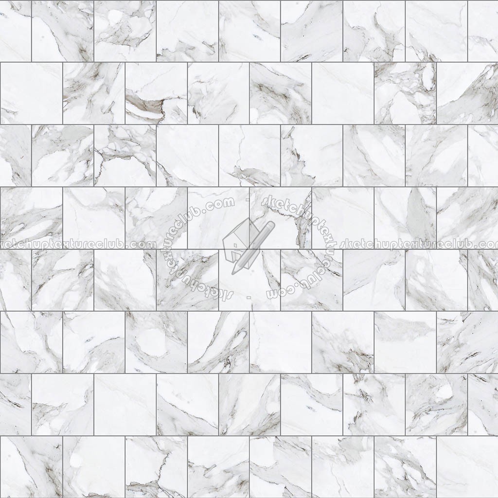 Textures   -   ARCHITECTURE   -   TILES INTERIOR   -   Marble tiles   -   White  - Carrara marble floor PBR texture seamless 22065 (seamless)