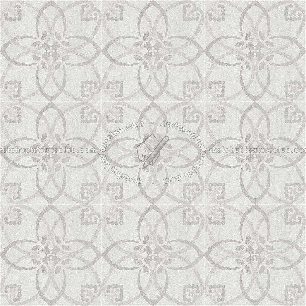 Textures   -   ARCHITECTURE   -   TILES INTERIOR   -   Cement - Encaustic   -   Cement  - Cement concrete tile texture seamless 21052 (seamless)