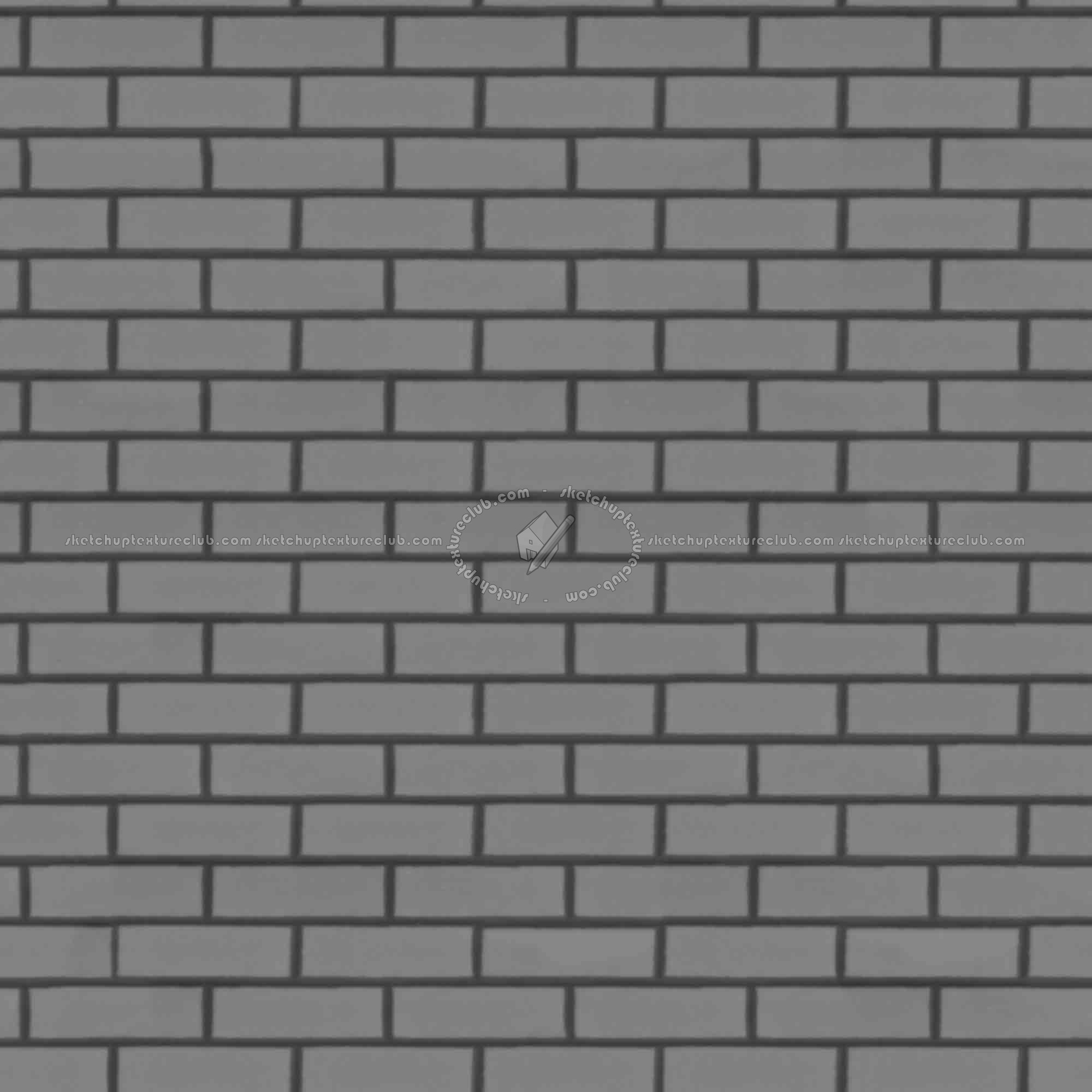 Textures   -   ARCHITECTURE   -   BRICKS   -   Facing Bricks   -   Smooth  - facing smooth bricks texture seamless 21367 - Displacement