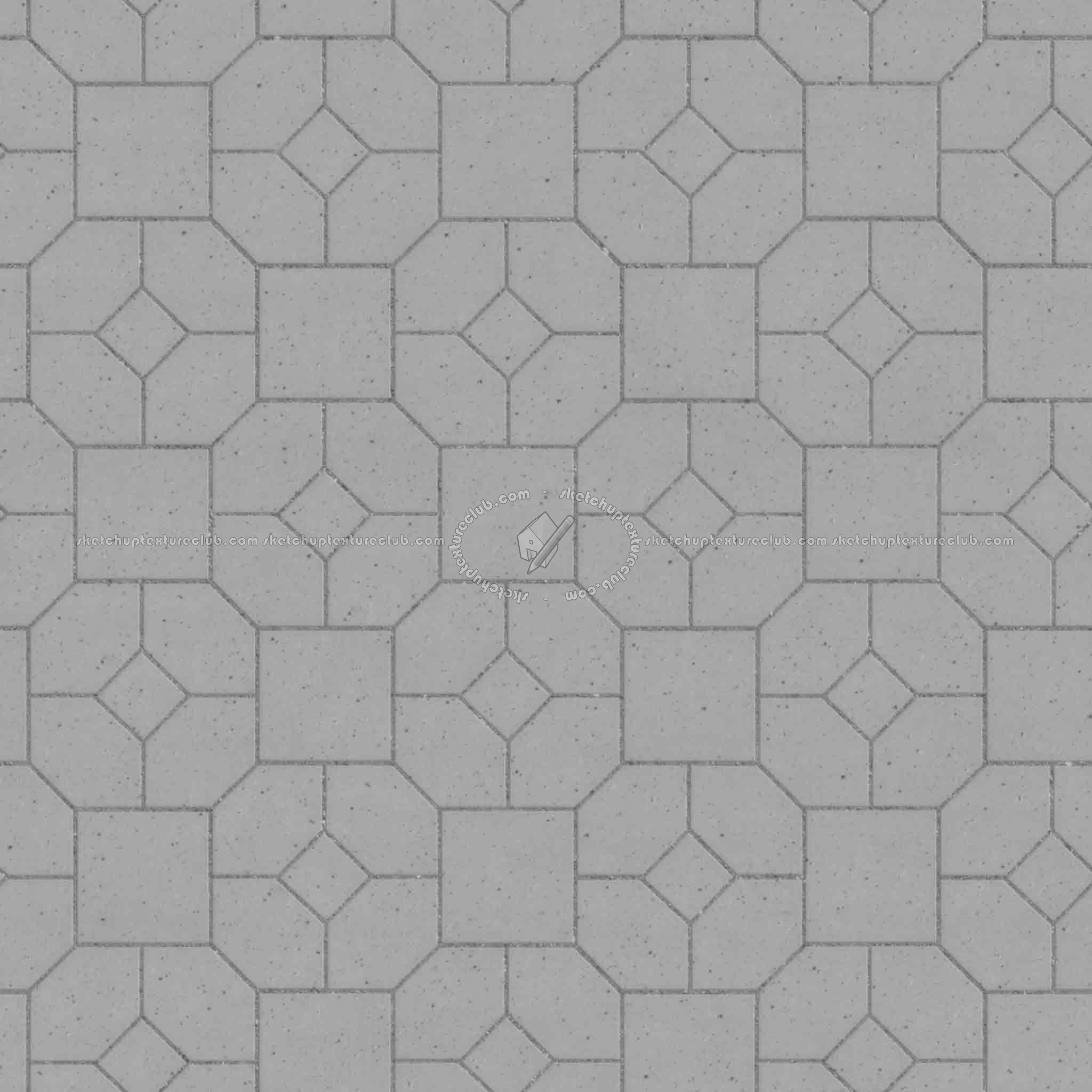 Textures   -   ARCHITECTURE   -   PAVING OUTDOOR   -   Pavers stone   -   Blocks mixed  - Pavers stone mixed size texture seamless 06186 - Displacement