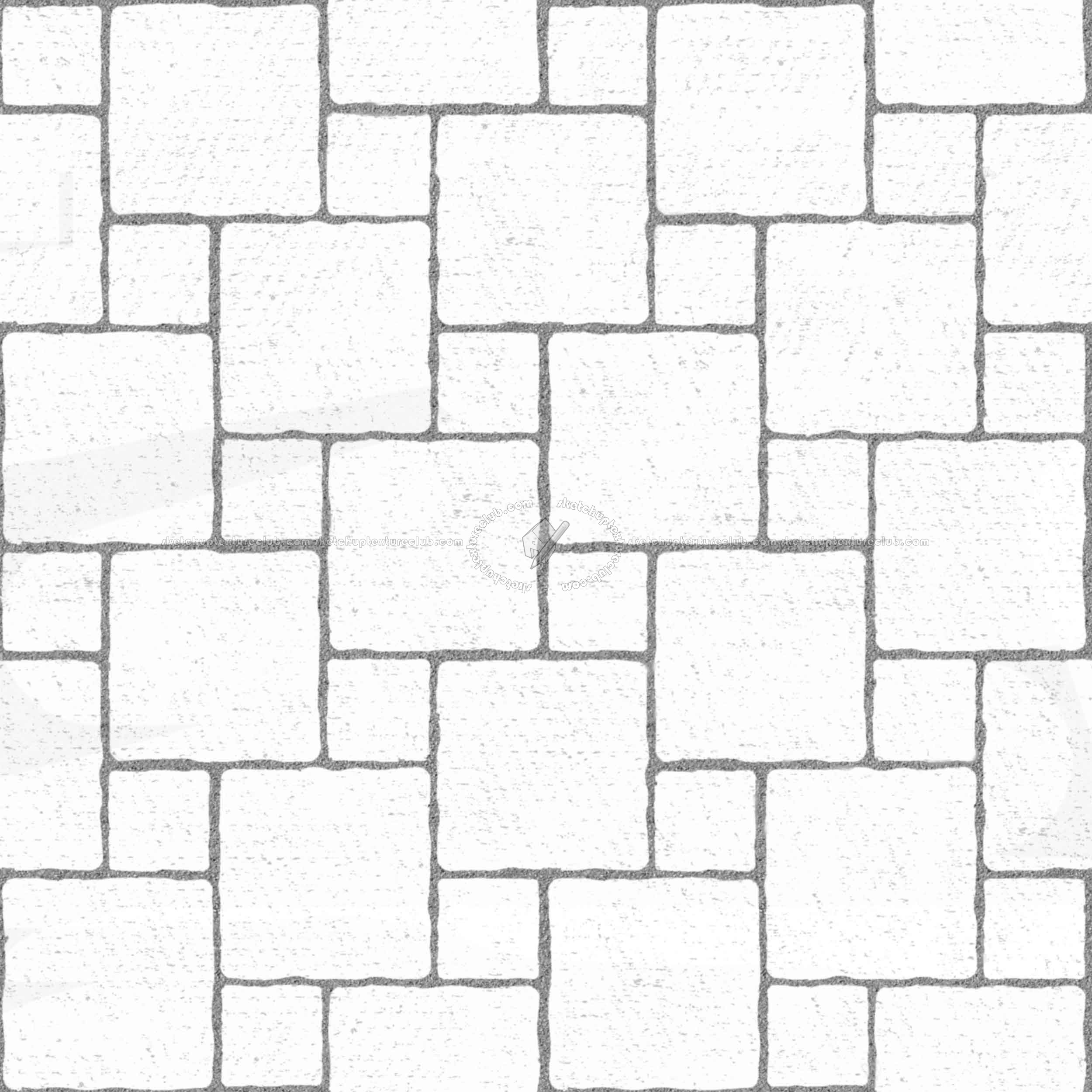 Textures   -   ARCHITECTURE   -   PAVING OUTDOOR   -   Concrete   -   Blocks regular  - Paving outdoor concrete regular block texture seamless 05725 - Bump