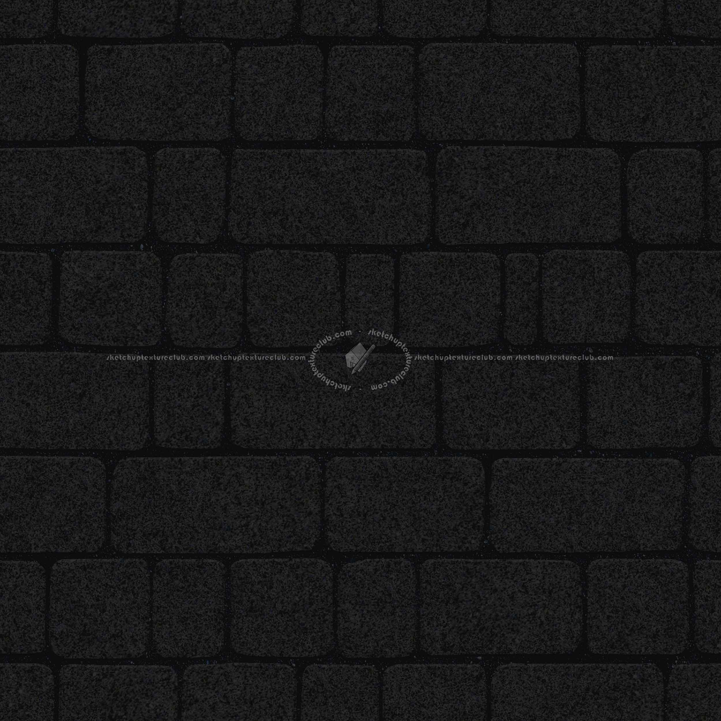 Textures   -   ARCHITECTURE   -   ROADS   -   Paving streets   -   Cobblestone  - Street paving cobblestone texture seamless 07432 - Specular