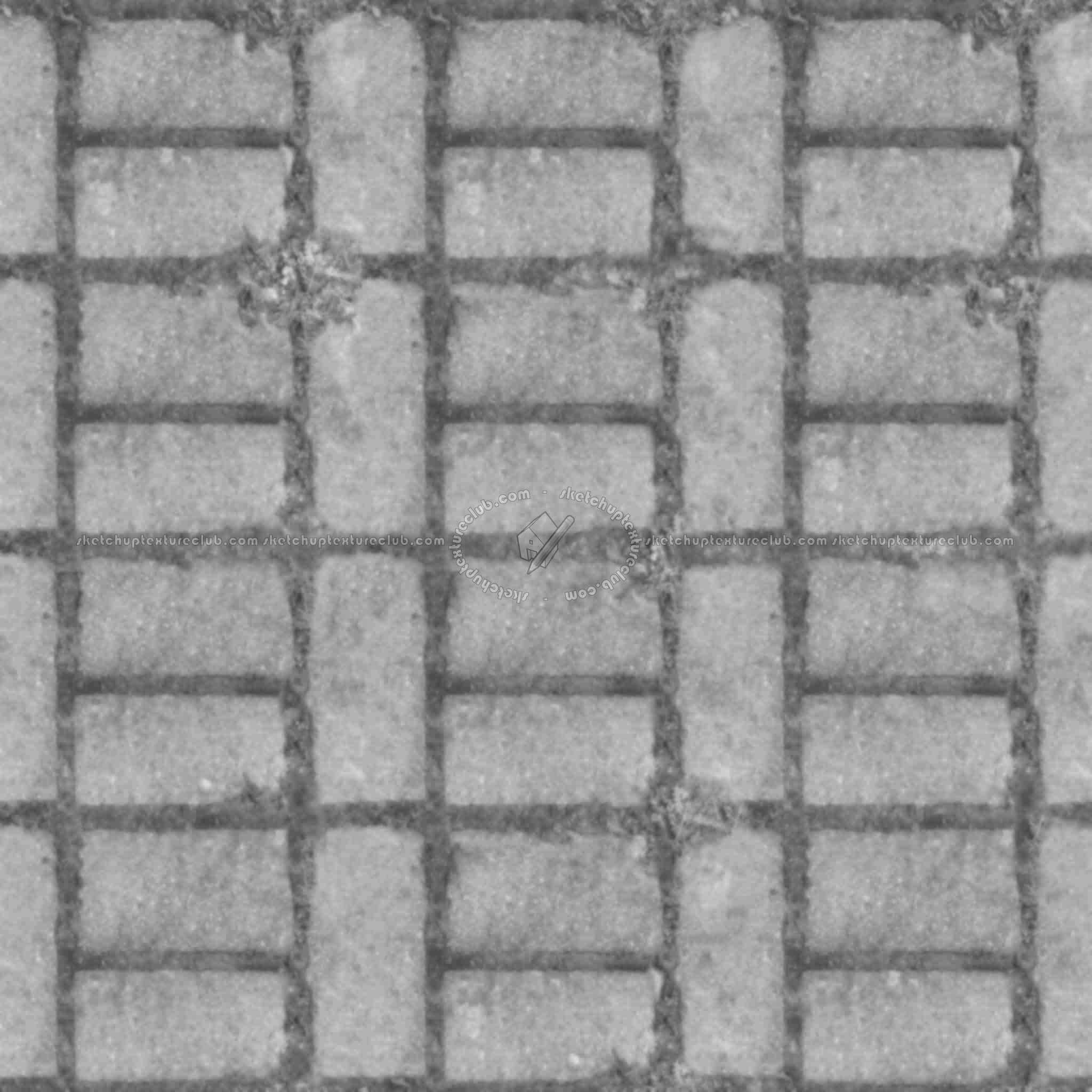 Textures   -   ARCHITECTURE   -   PAVING OUTDOOR   -   Parks Paving  - Stone bricks paving PBR texture seamless 21978 - Displacement