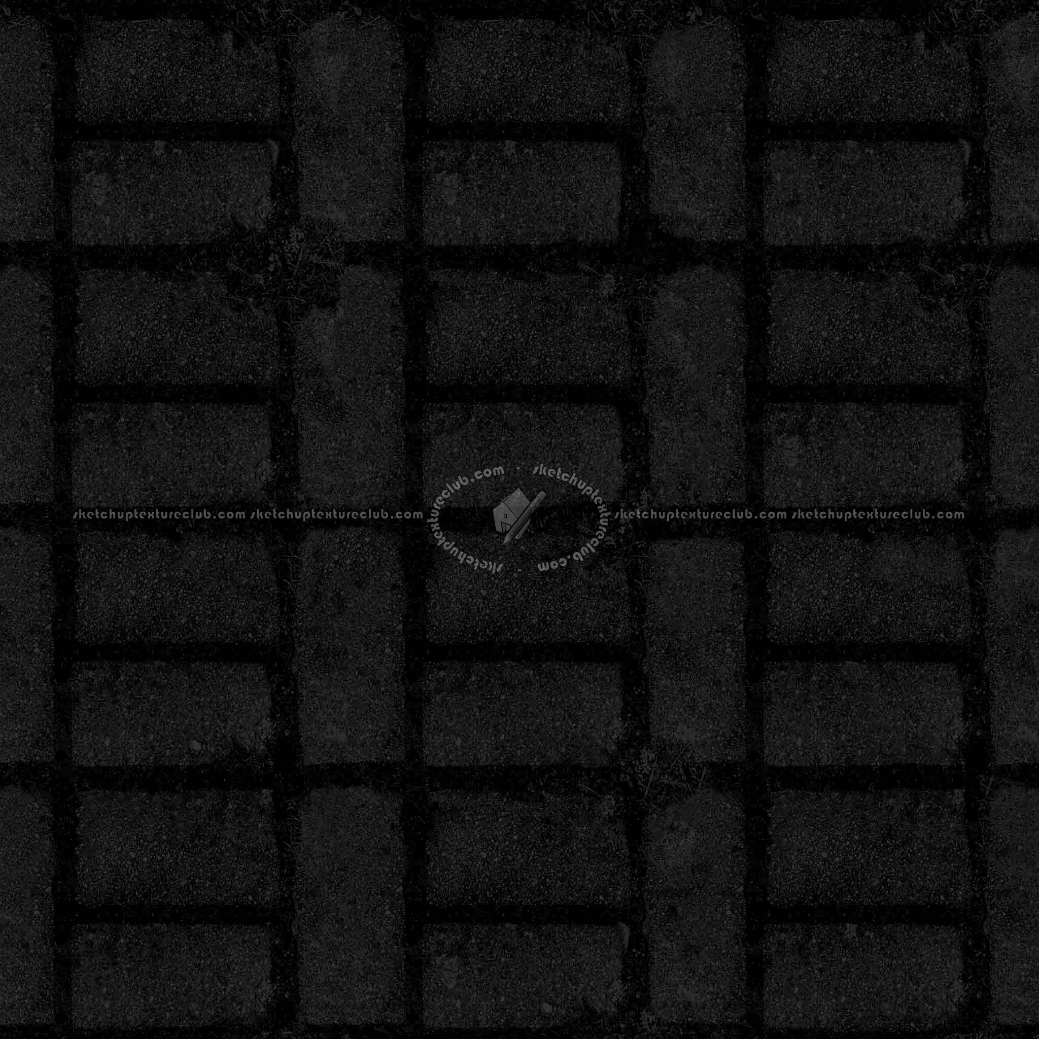 Textures   -   ARCHITECTURE   -   PAVING OUTDOOR   -   Parks Paving  - Stone bricks paving PBR texture seamless 21978 - Specular