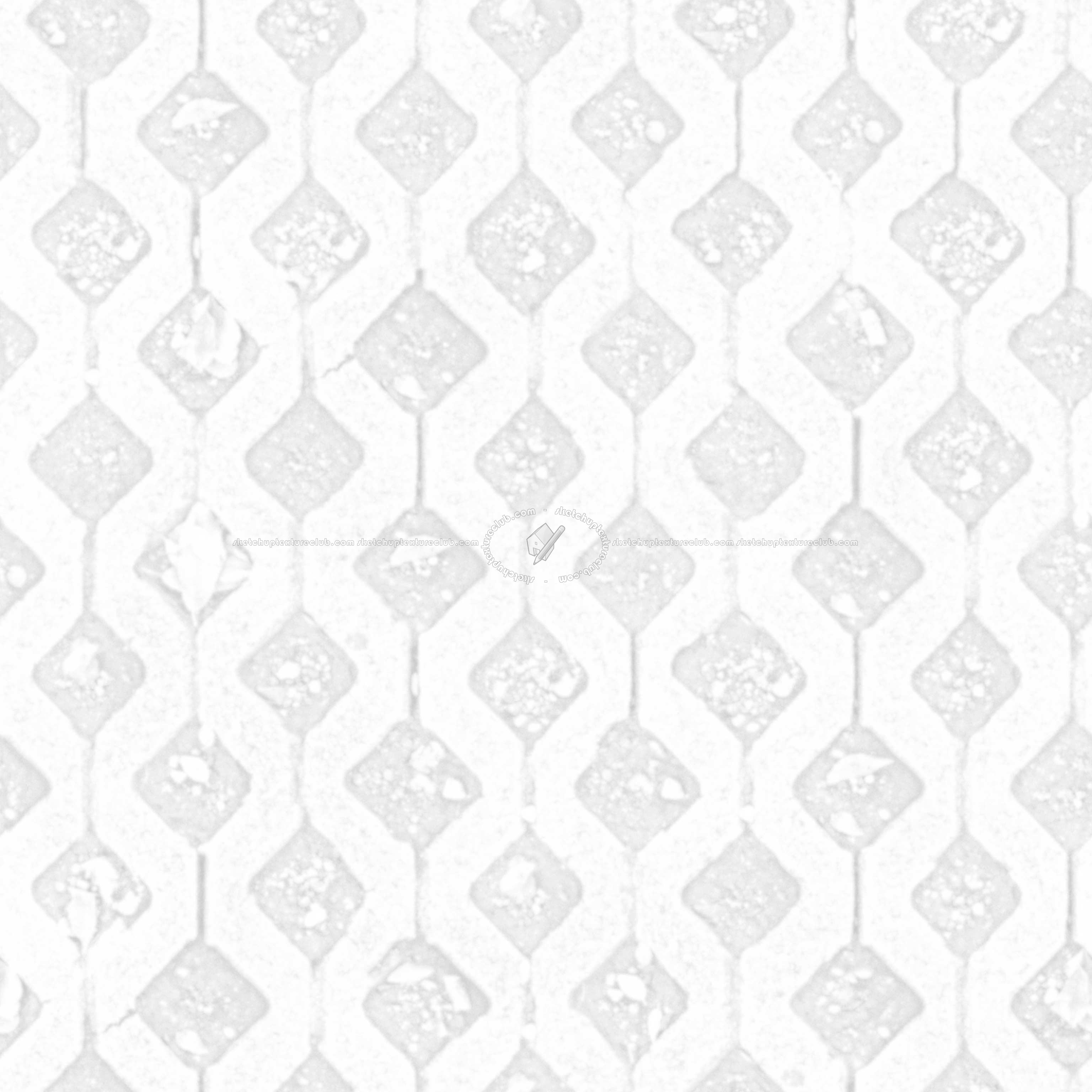 Textures   -   ARCHITECTURE   -   PAVING OUTDOOR   -   Parks Paving  - Concrete bricks paving PBR texture seamless 22194 - Ambient occlusion