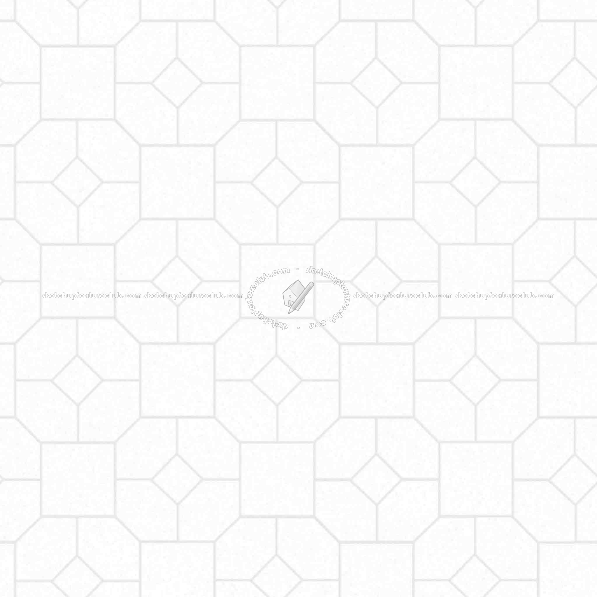 Textures   -   ARCHITECTURE   -   PAVING OUTDOOR   -   Pavers stone   -   Blocks mixed  - Pavers stone mixed size texture seamless 06188 - Ambient occlusion