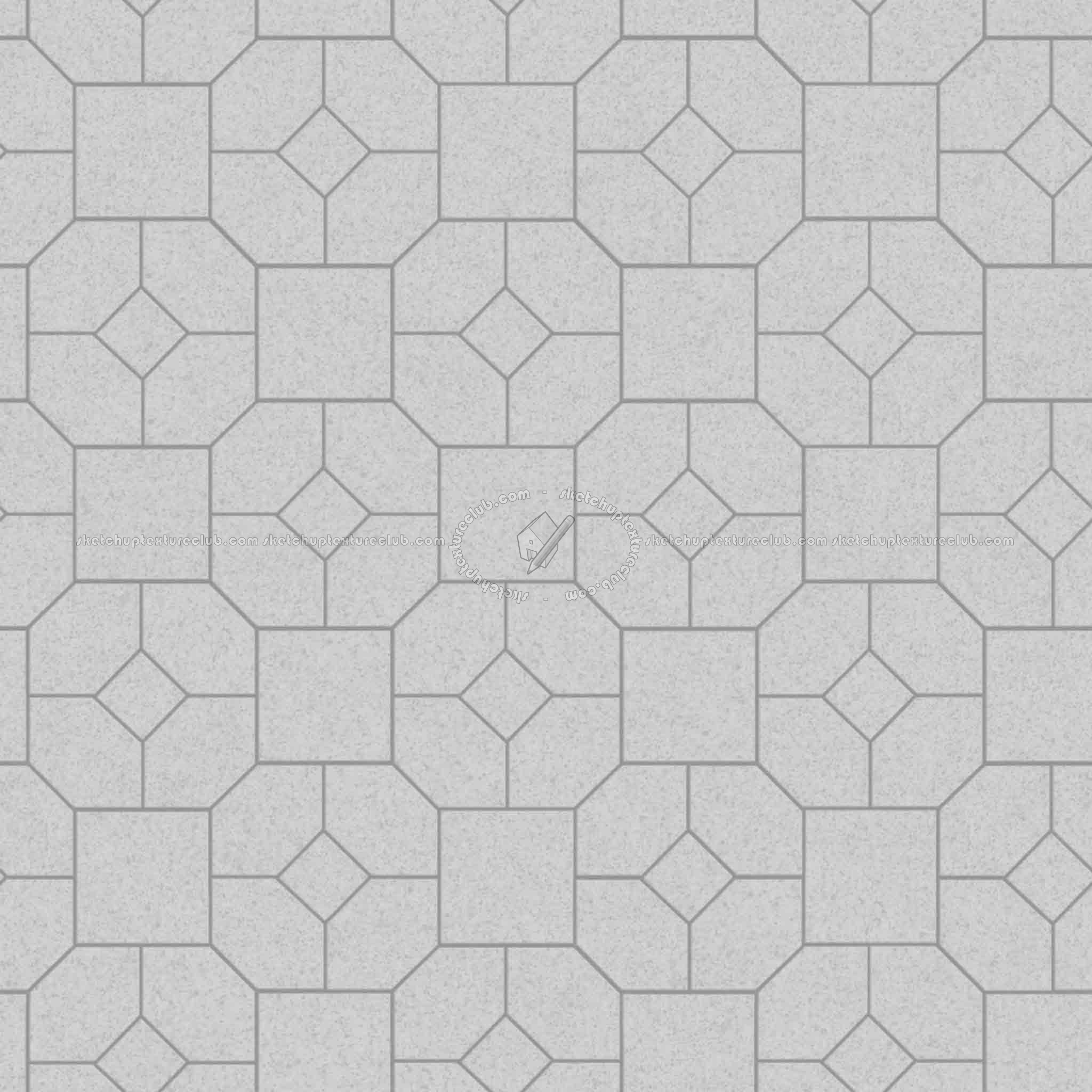 Textures   -   ARCHITECTURE   -   PAVING OUTDOOR   -   Pavers stone   -   Blocks mixed  - Pavers stone mixed size texture seamless 06188 - Displacement