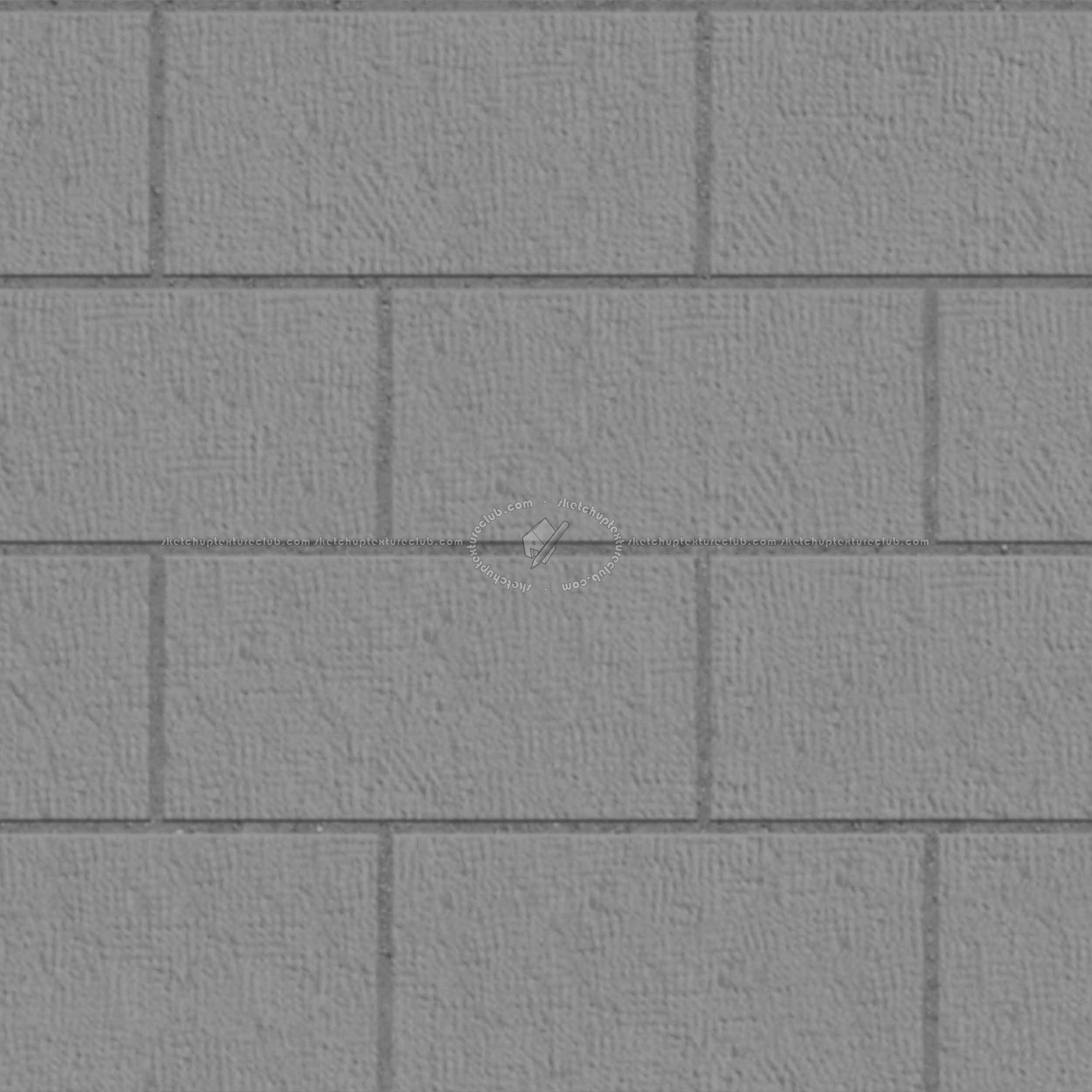 Textures   -   ARCHITECTURE   -   PAVING OUTDOOR   -   Concrete   -   Blocks regular  - Paving outdoor concrete regular block texture seamless 05727 - Displacement