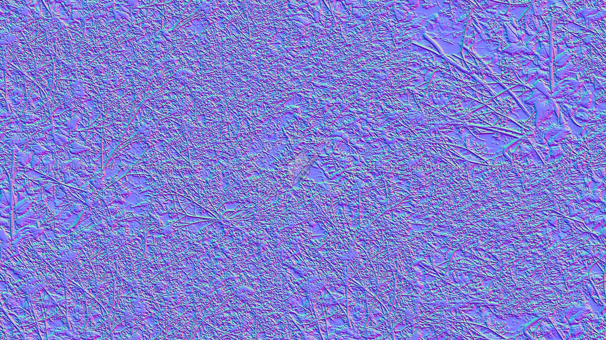 Textures   -   NATURE ELEMENTS   -   VEGETATION   -   Green grass  - Brambles texture seamless 17358 - Normal