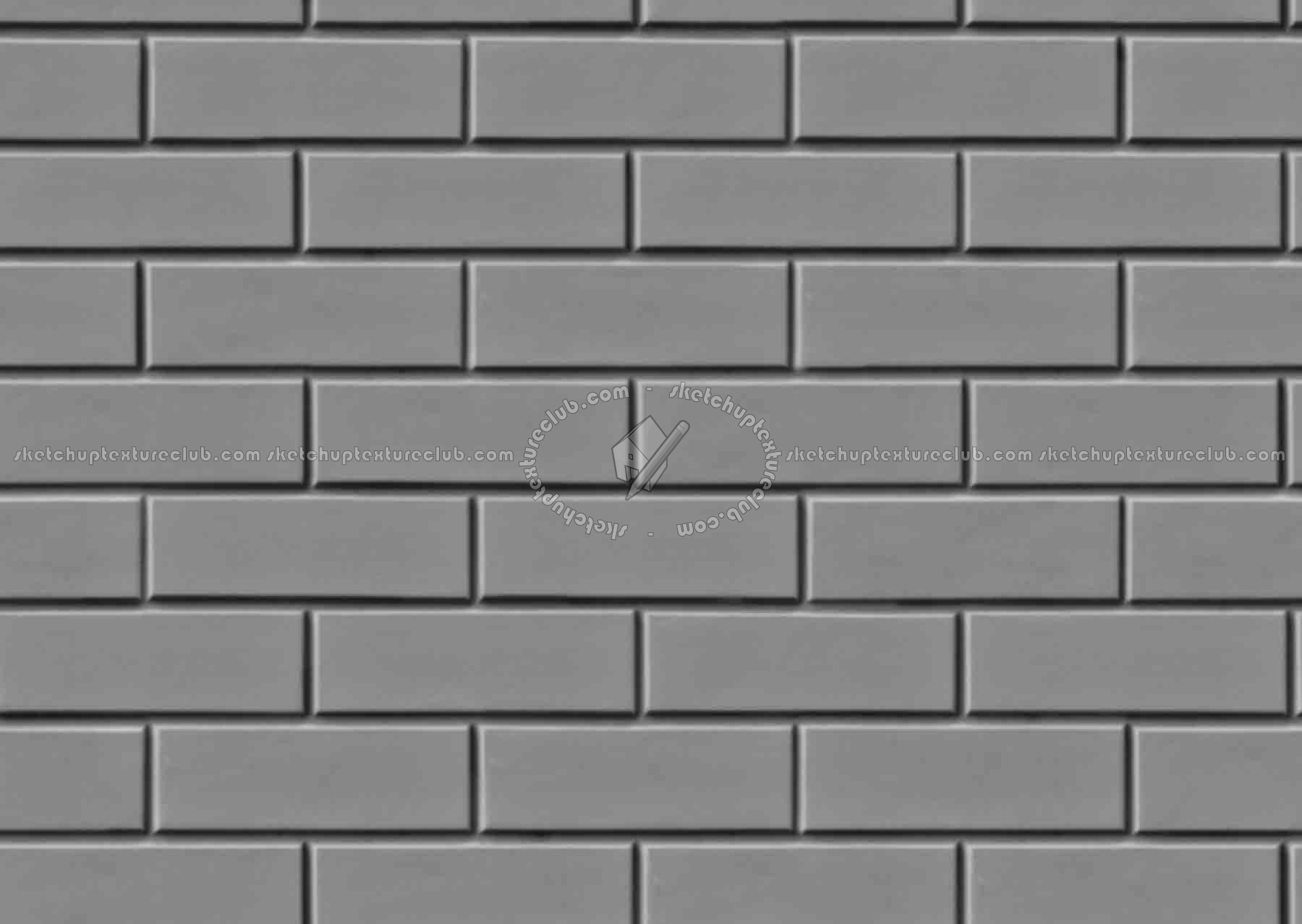 Textures   -   ARCHITECTURE   -   CONCRETE   -   Plates   -   Clean  - Concrete blocks wall texture seamless 17467 - Displacement