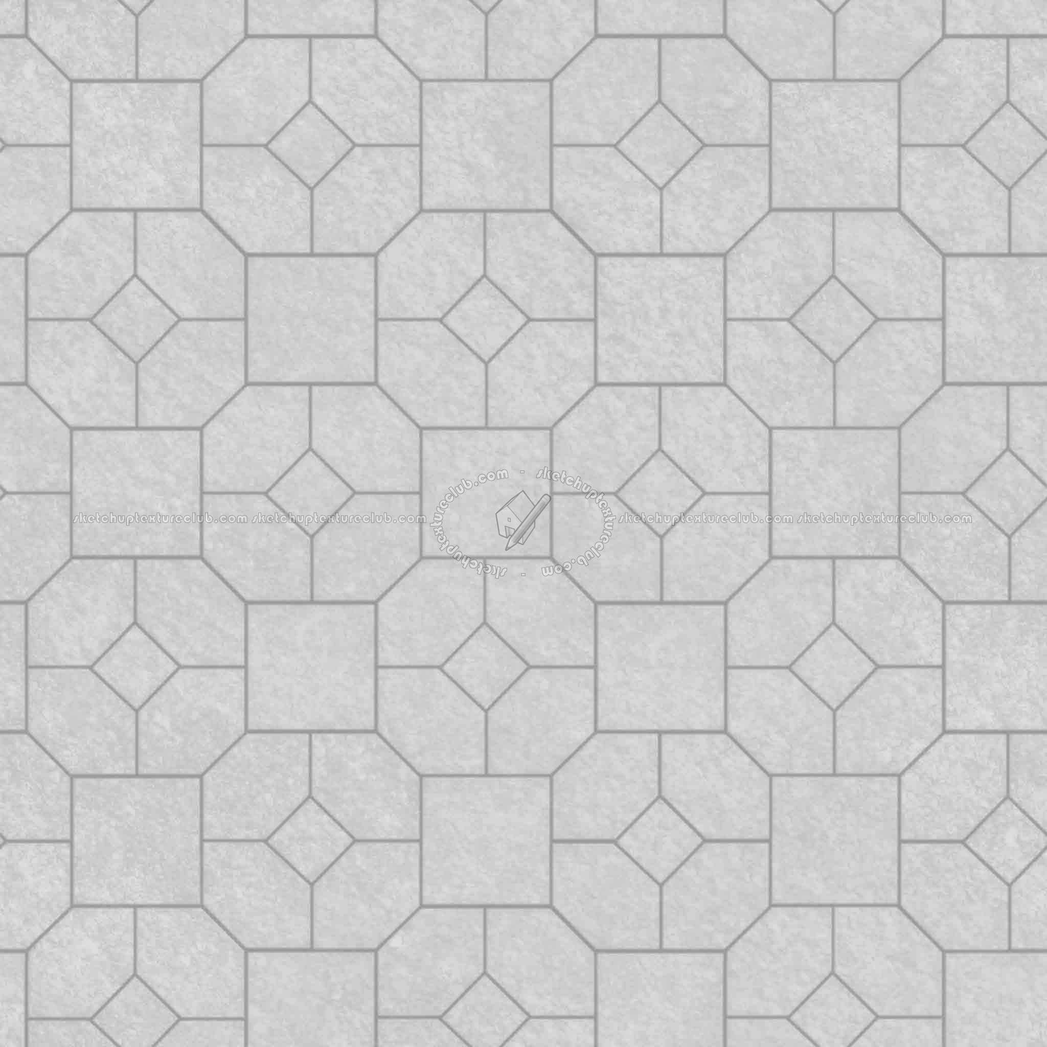 Textures   -   ARCHITECTURE   -   PAVING OUTDOOR   -   Pavers stone   -   Blocks mixed  - Pavers stone mixed size texture seamless 06189 - Displacement