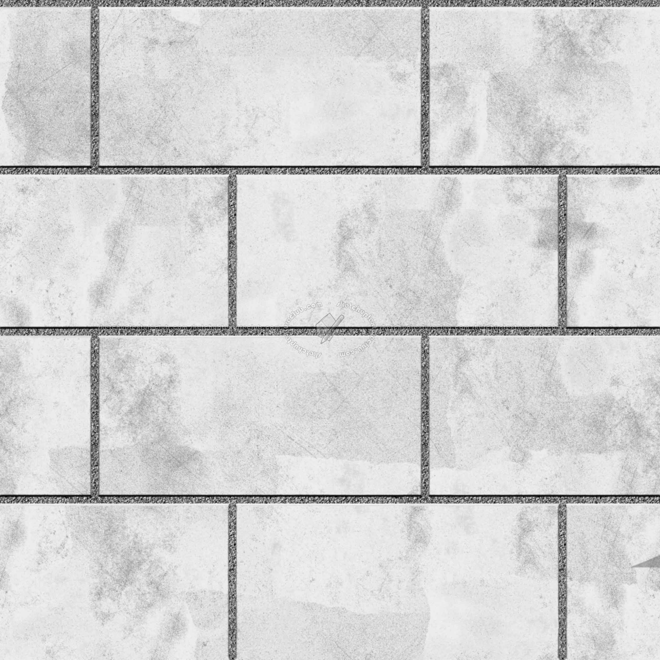 Textures   -   ARCHITECTURE   -   PAVING OUTDOOR   -   Concrete   -   Blocks regular  - Paving outdoor concrete regular block texture seamless 05728 - Bump